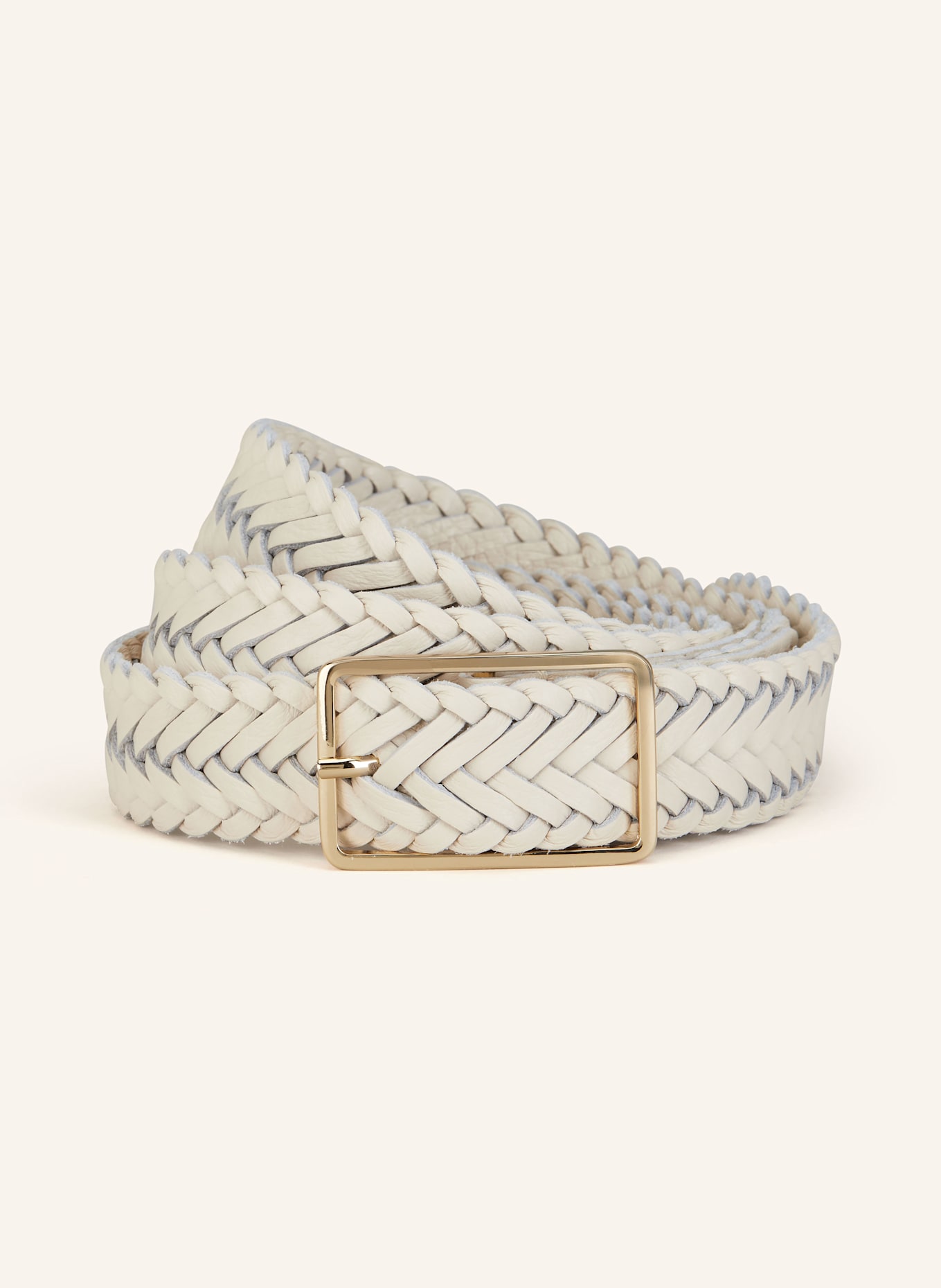 abro Braided belt made of leather