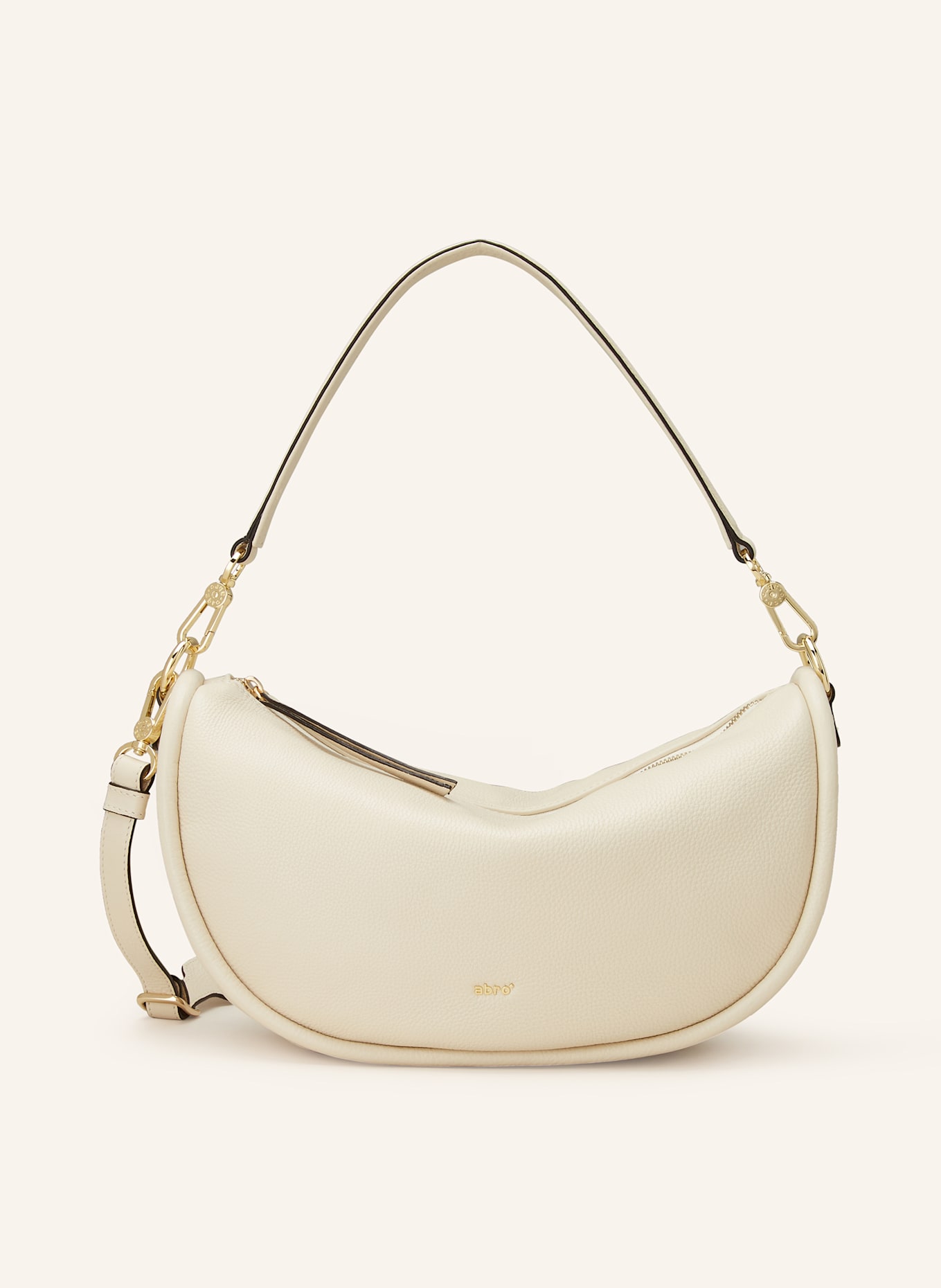 abro Hobo bag WILLOW SMALL: BEIGE