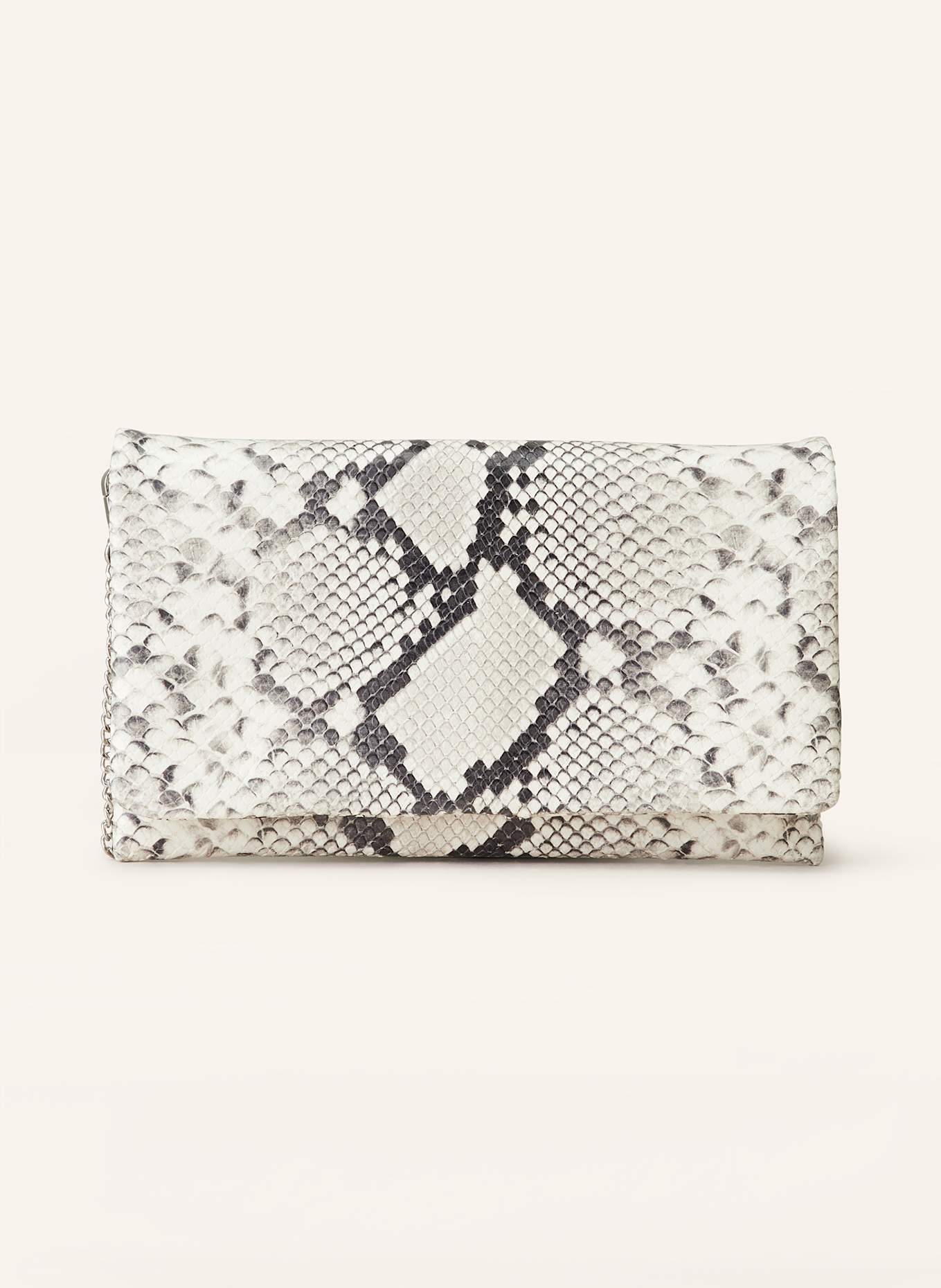 abro PYTHON clutch: WHITE/ BLACK