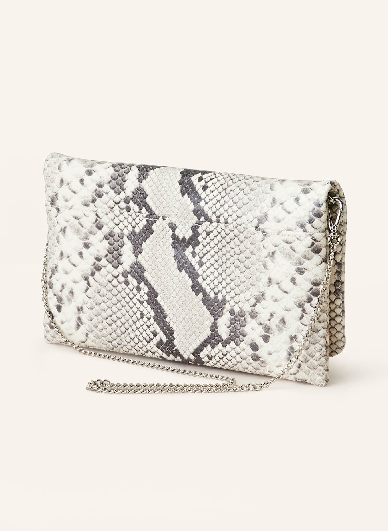 abro PYTHON clutch: WHITE/ BLACK
