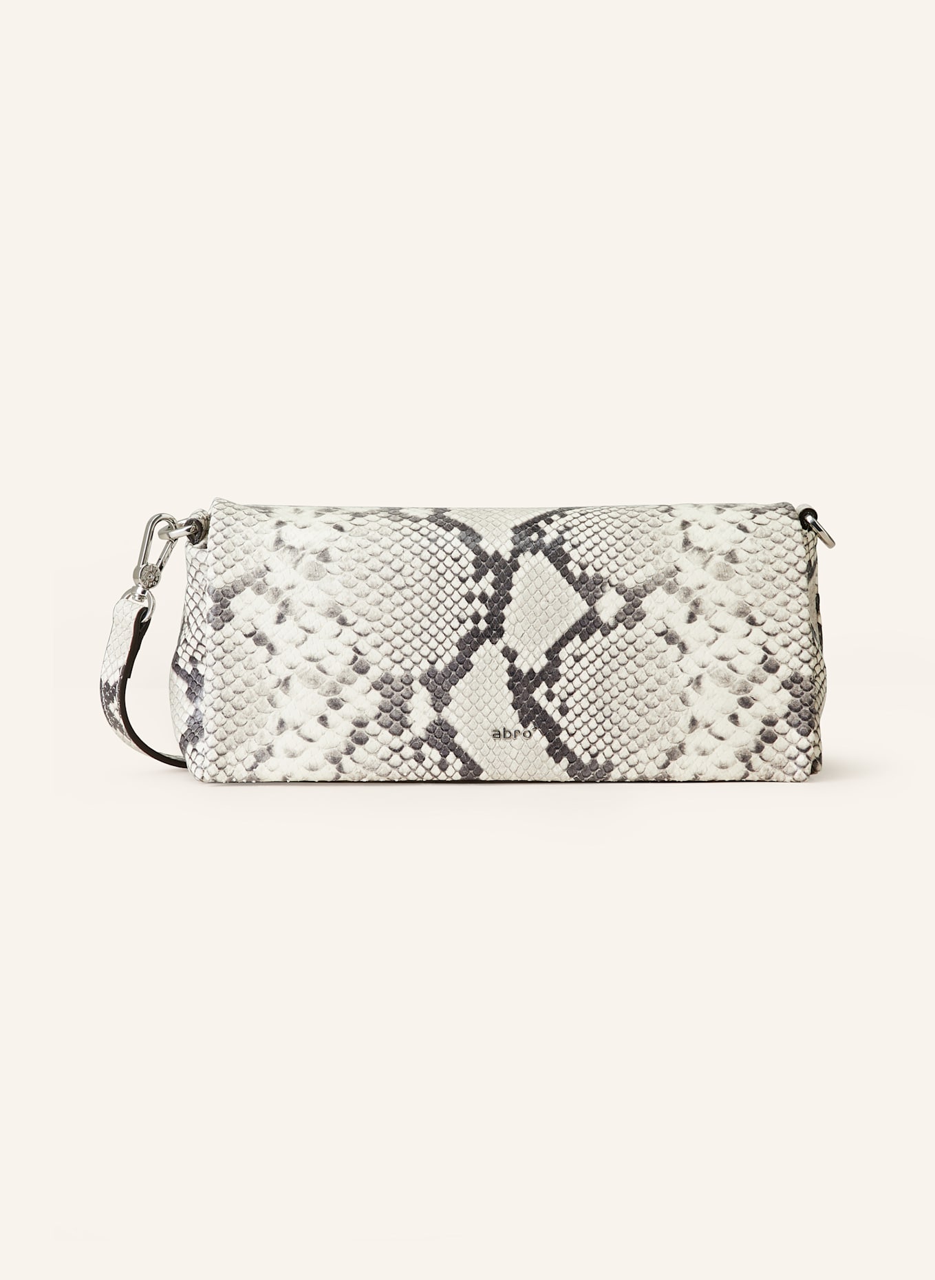 abro Schultertasche MILA: WEISS/ SCHWARZ