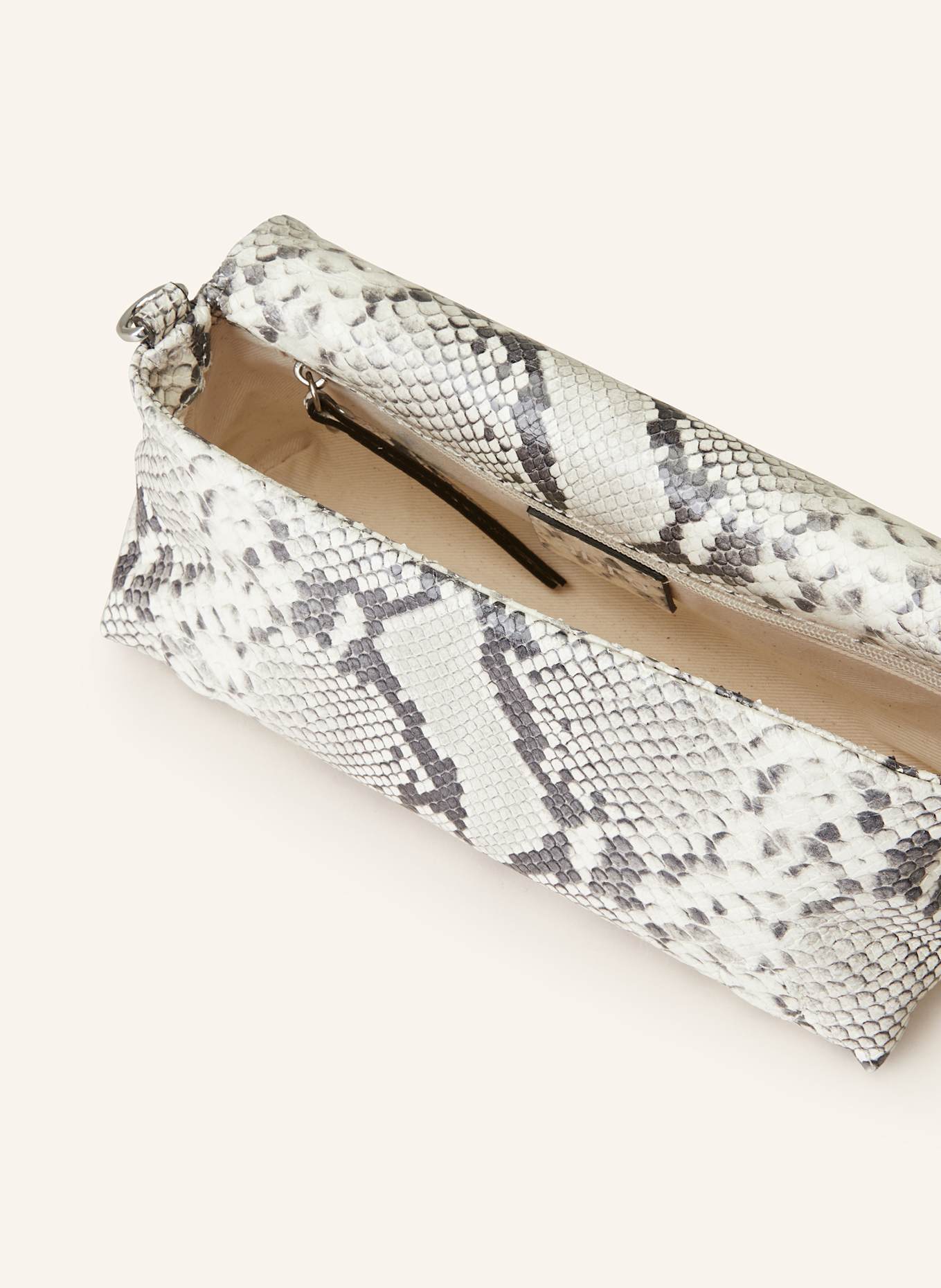 abro Schultertasche MILA: WEISS/ SCHWARZ