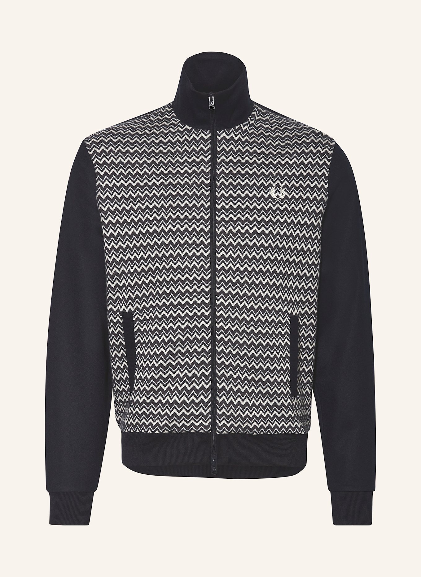 FRED PERRY Jacket in mixed materials