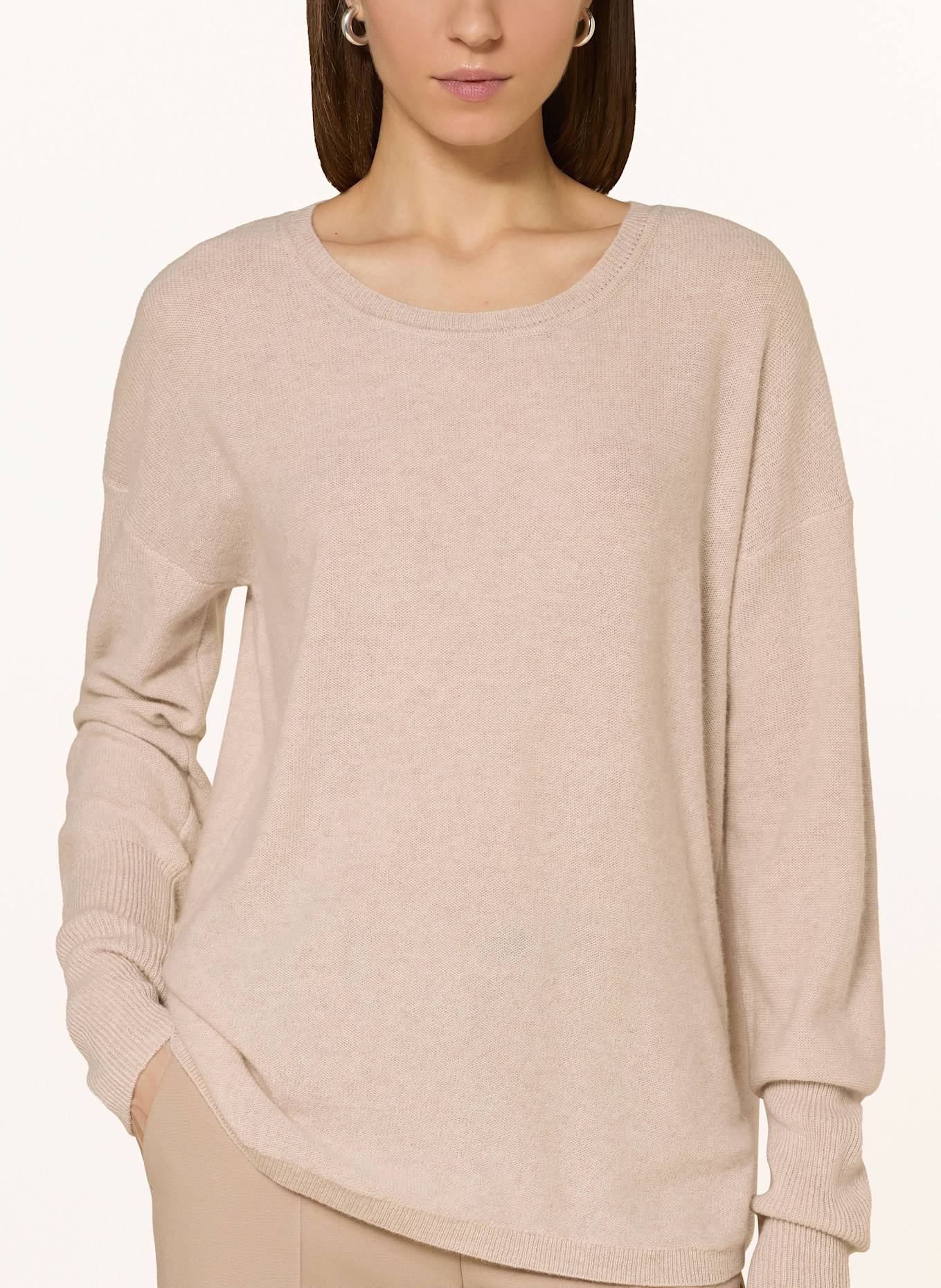 (THE MERCER) N.Y. Sweter z kaszmiru: KREMOWY