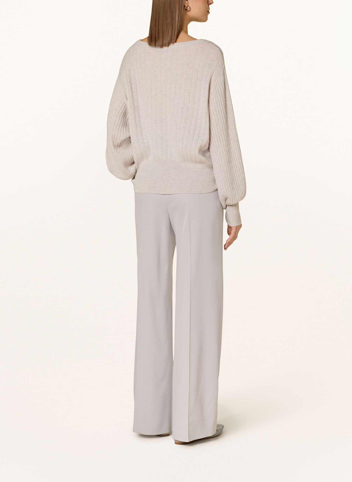 (THE MERCER) N.Y. Cashmere-Pullover: HELLGRAU