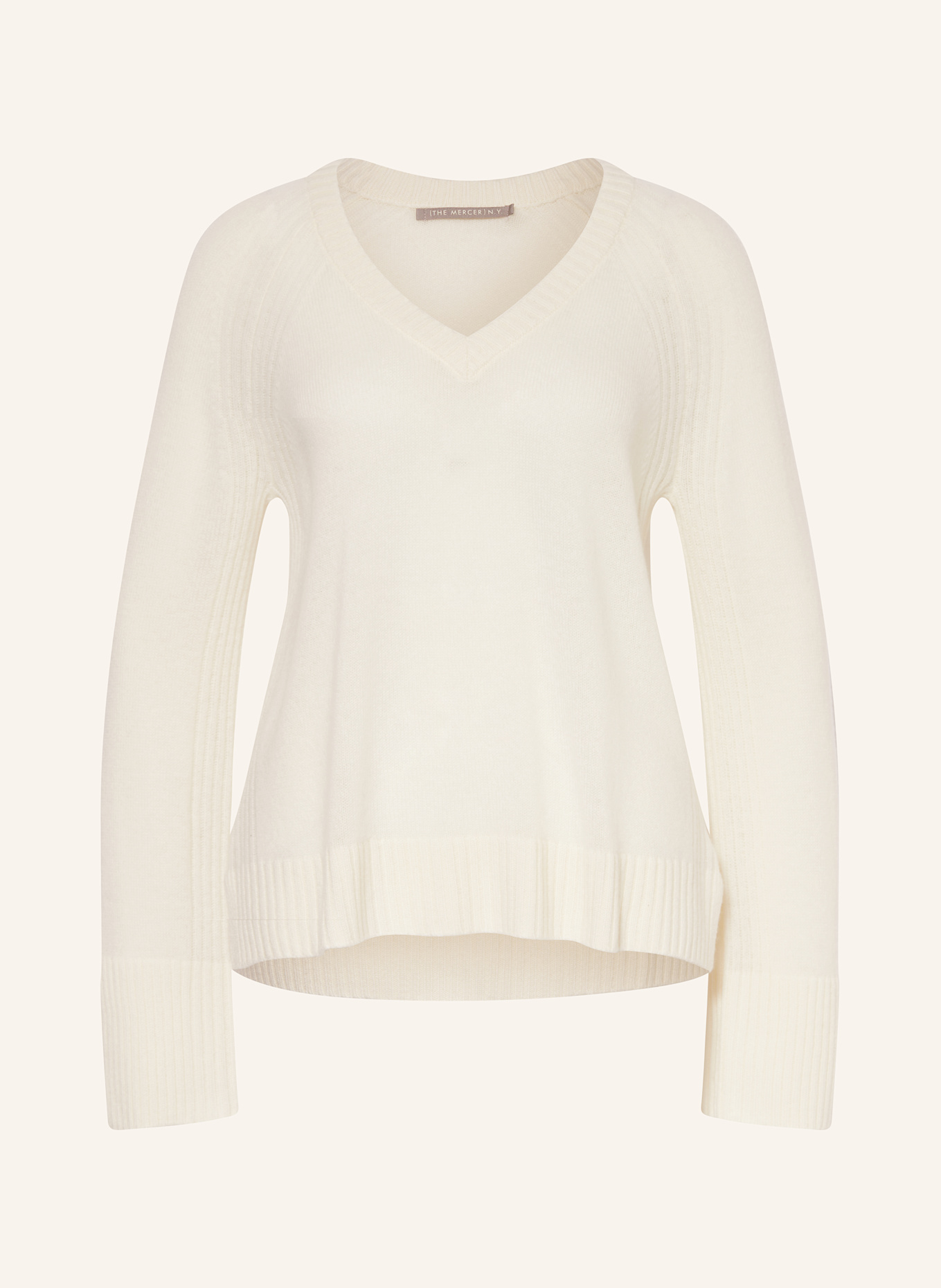 (THE MERCER) N.Y. Cashmere-Pullover: CREME