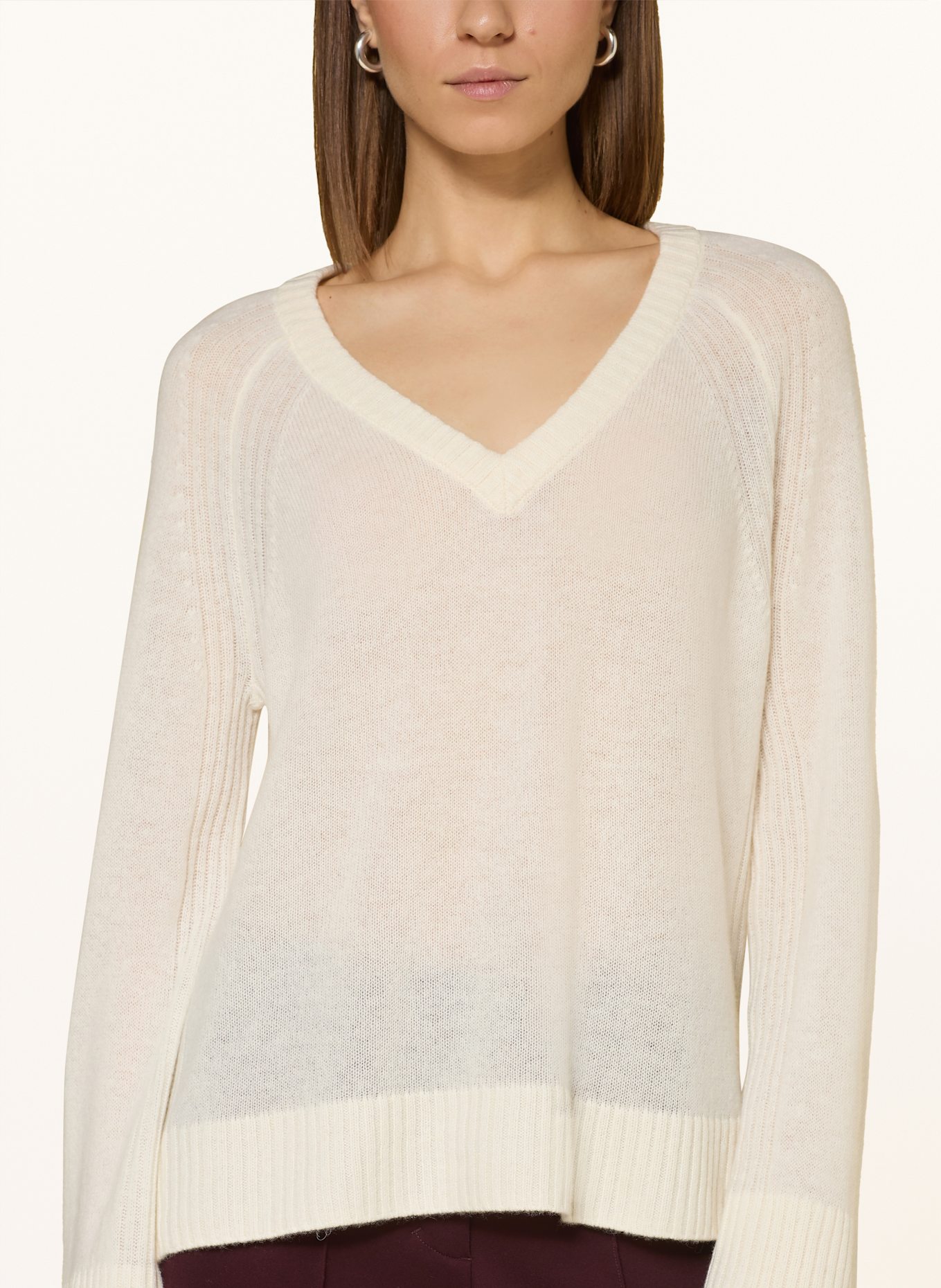 (THE MERCER) N.Y. Cashmere-Pullover: CREME