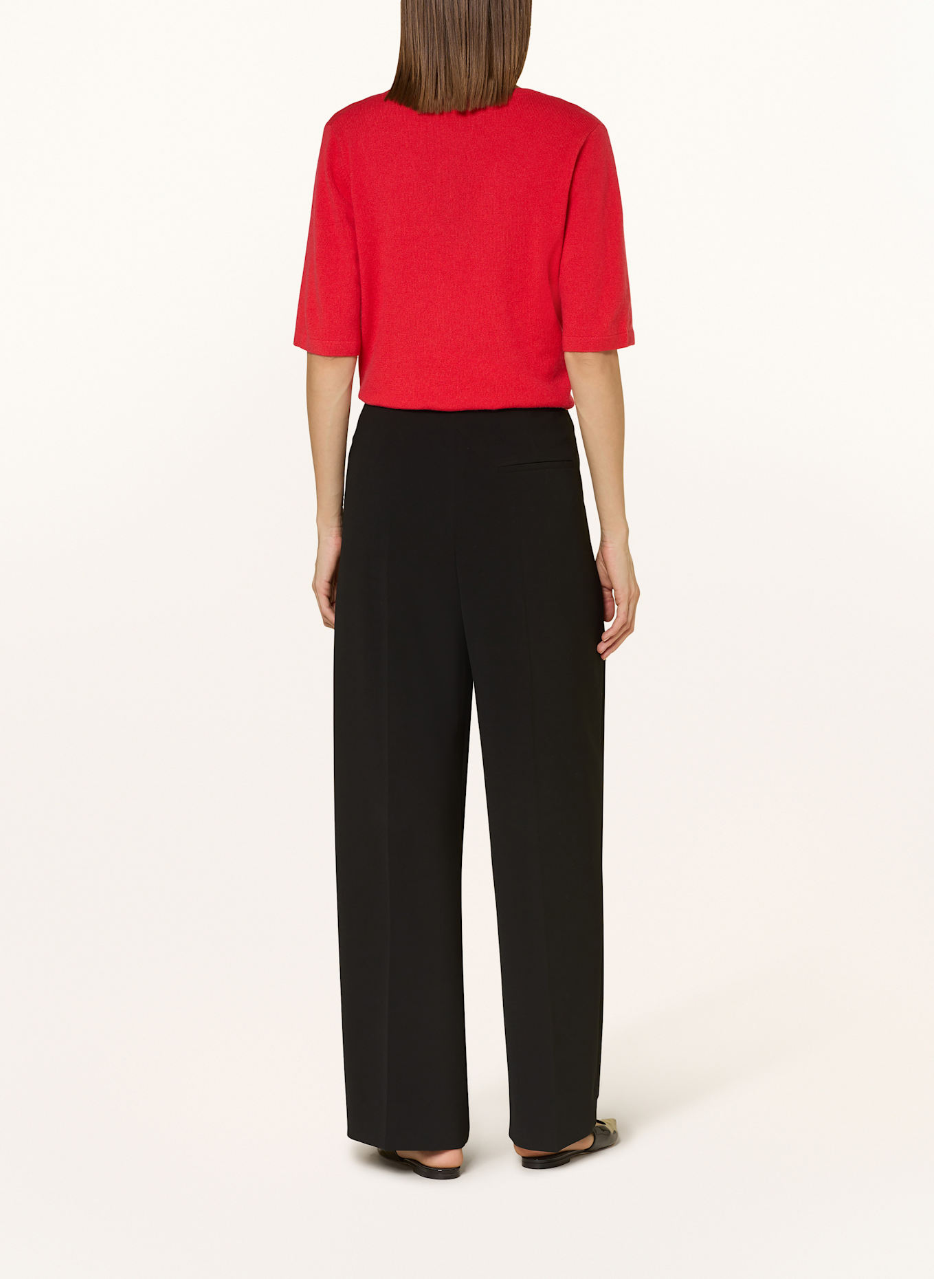 (THE MERCER) N.Y. Strickshirt aus Cashmere: ROT