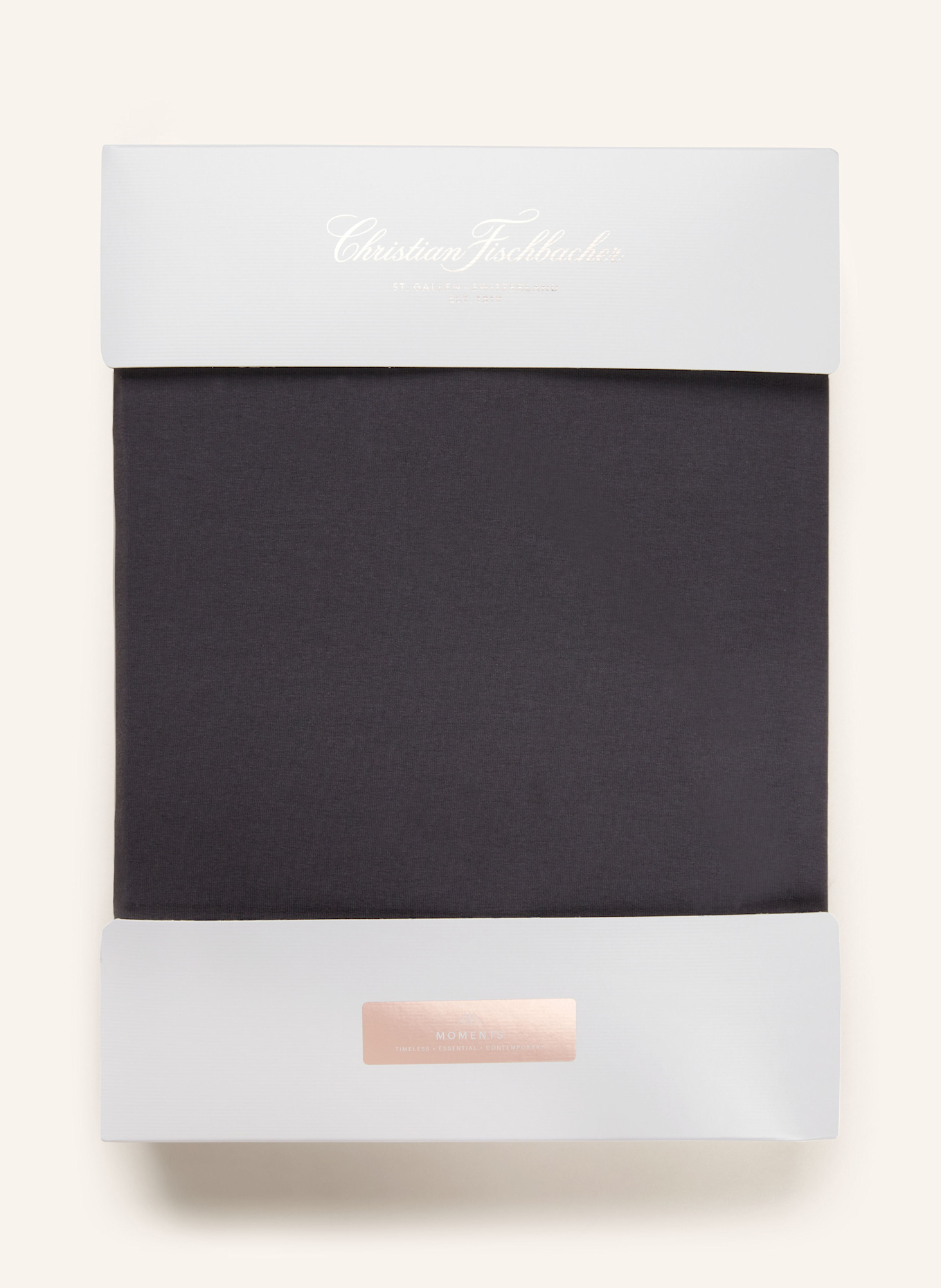 Christian Fischbacher Spannbettlaken DREAMCATCHER: DUNKELGRAU