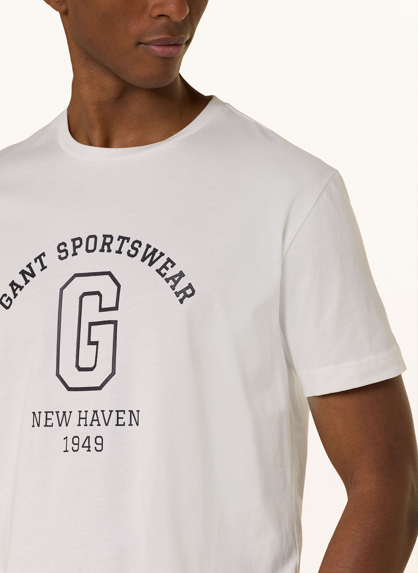 GANT T-Shirt: WEISS