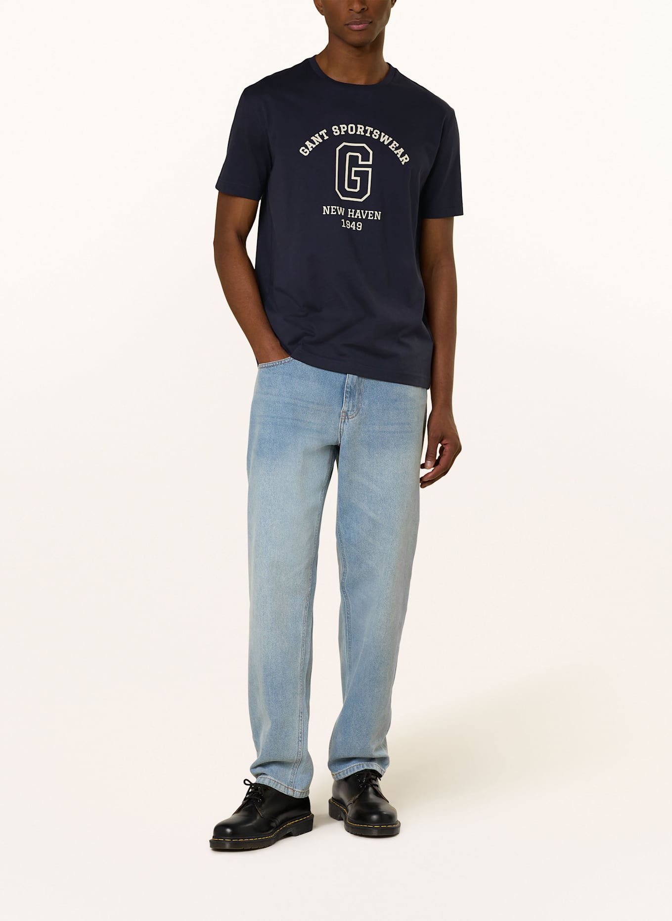GANT T-Shirt: DUNKELBLAU