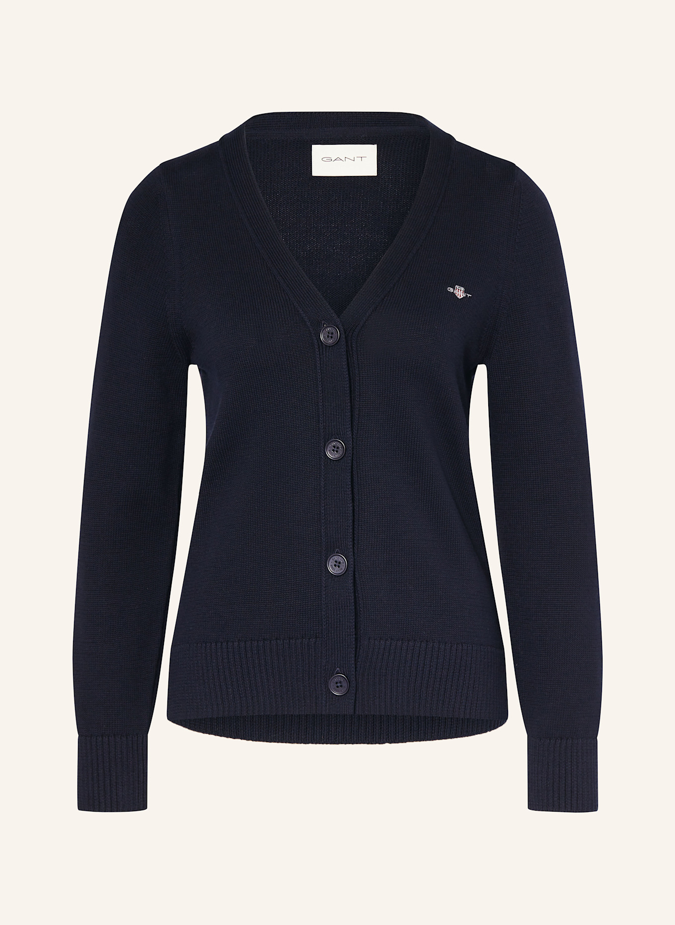 GANT Strickjacke: DUNKELBLAU