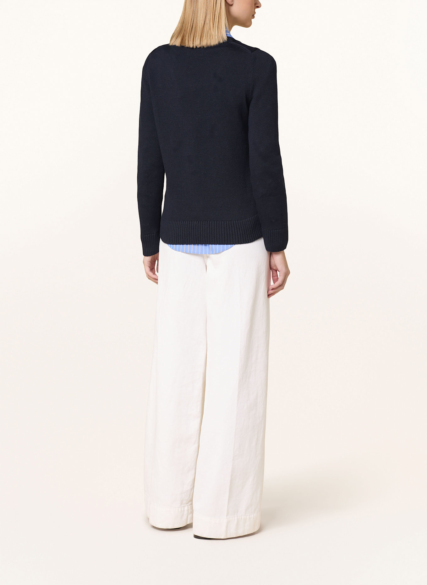 GANT Strickjacke: DUNKELBLAU