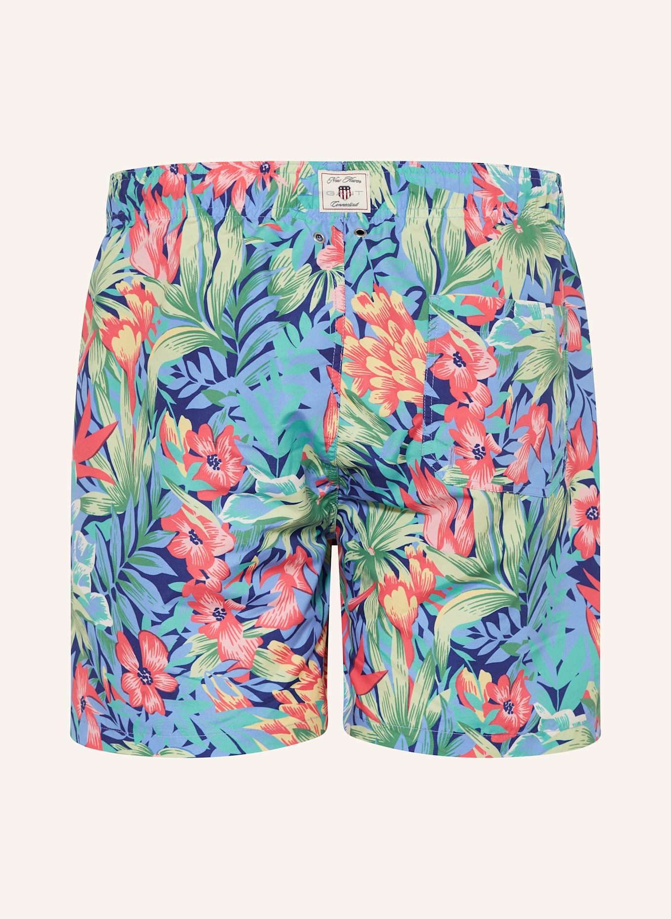 GANT Koupací šortky: MODRÁ / ZELENÁ / ČERVENÁ