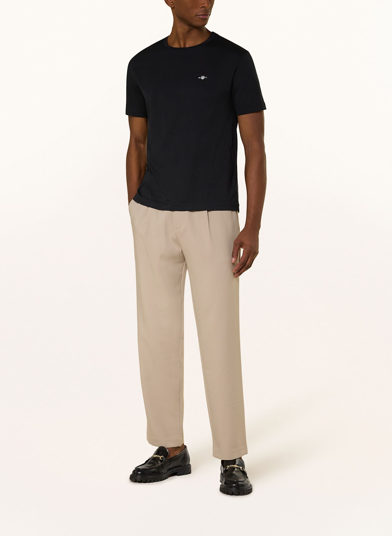 GANT T-Shirt: SCHWARZ