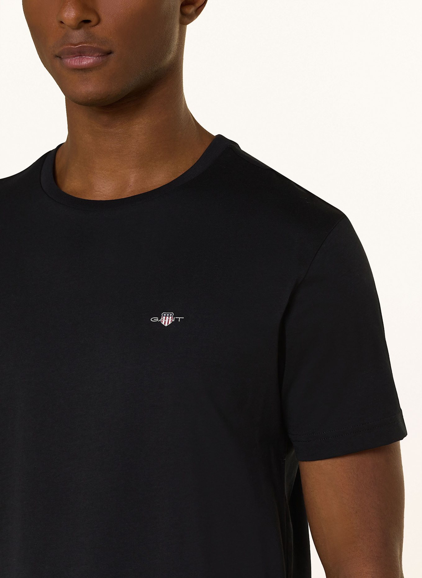 GANT T-Shirt: SCHWARZ