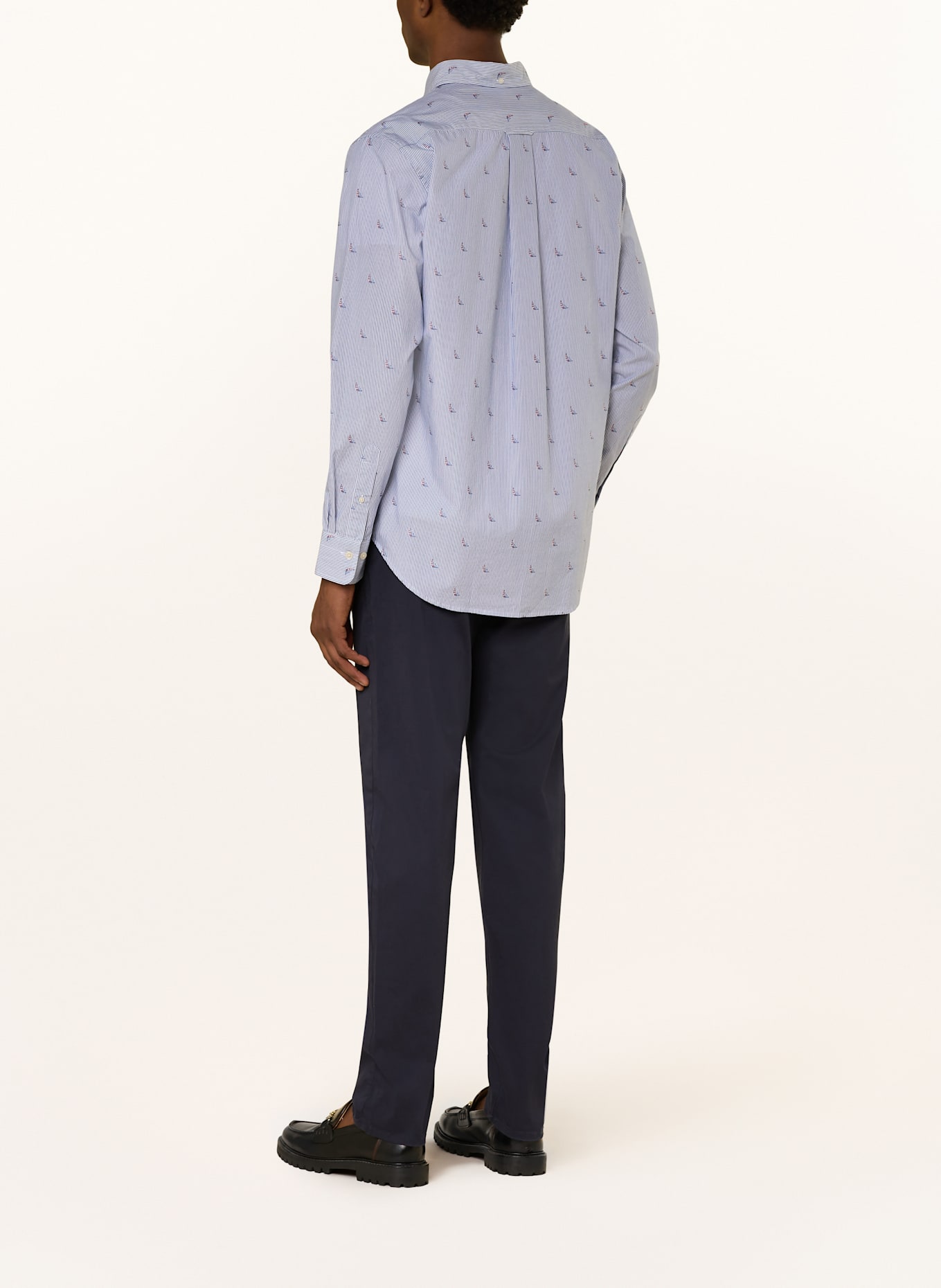 GANT Hemd Regular Fit: BLAU / WEISS / ROT