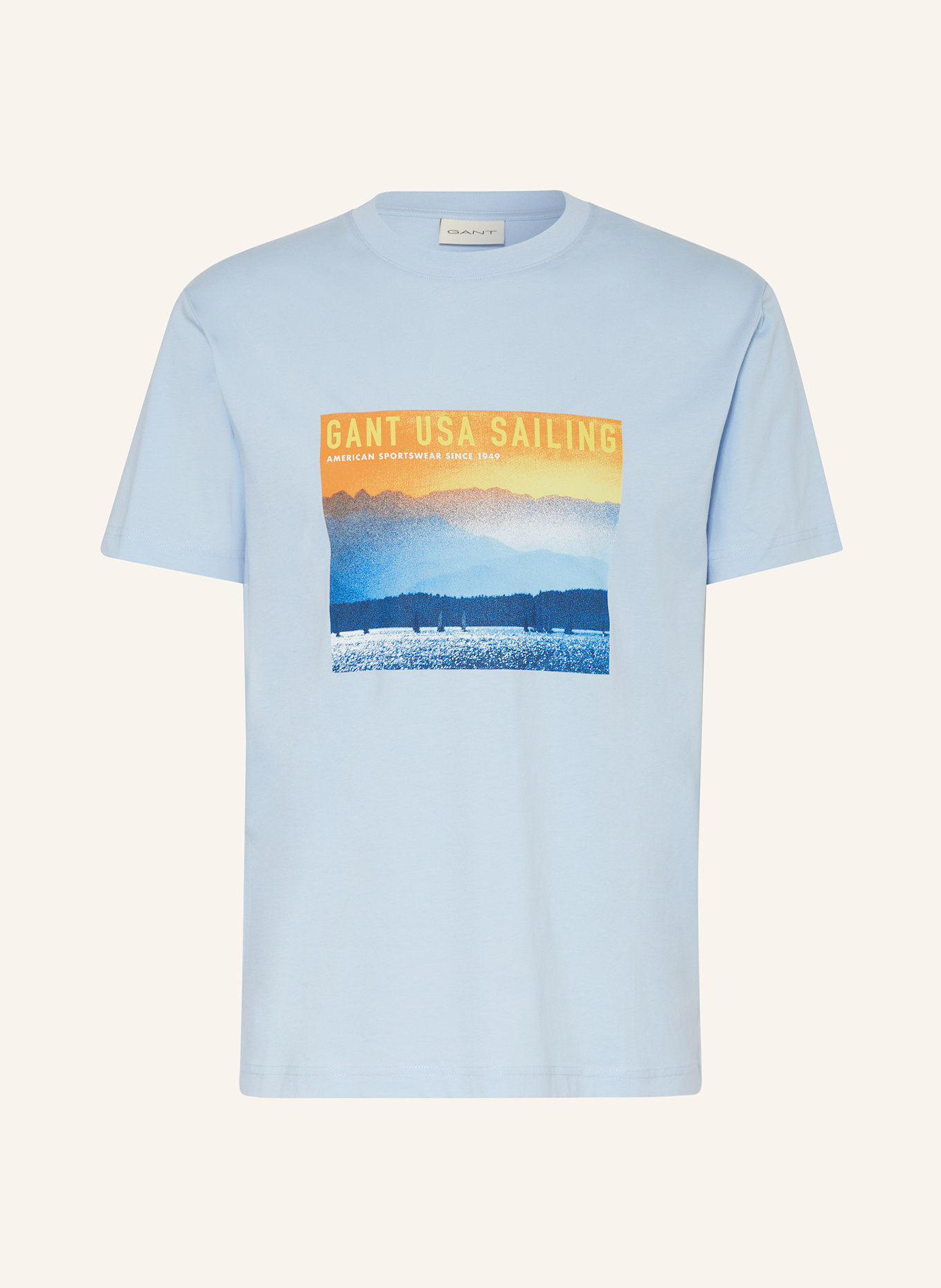 GANT T-Shirt: HELLBLAU