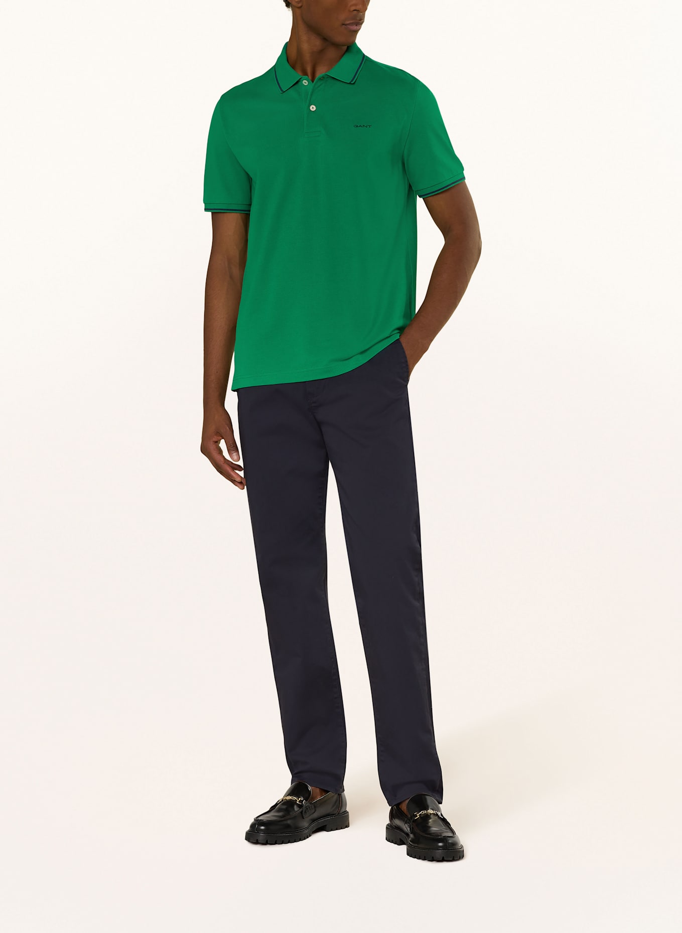 GANT Piqué-Poloshirt: GRÜN