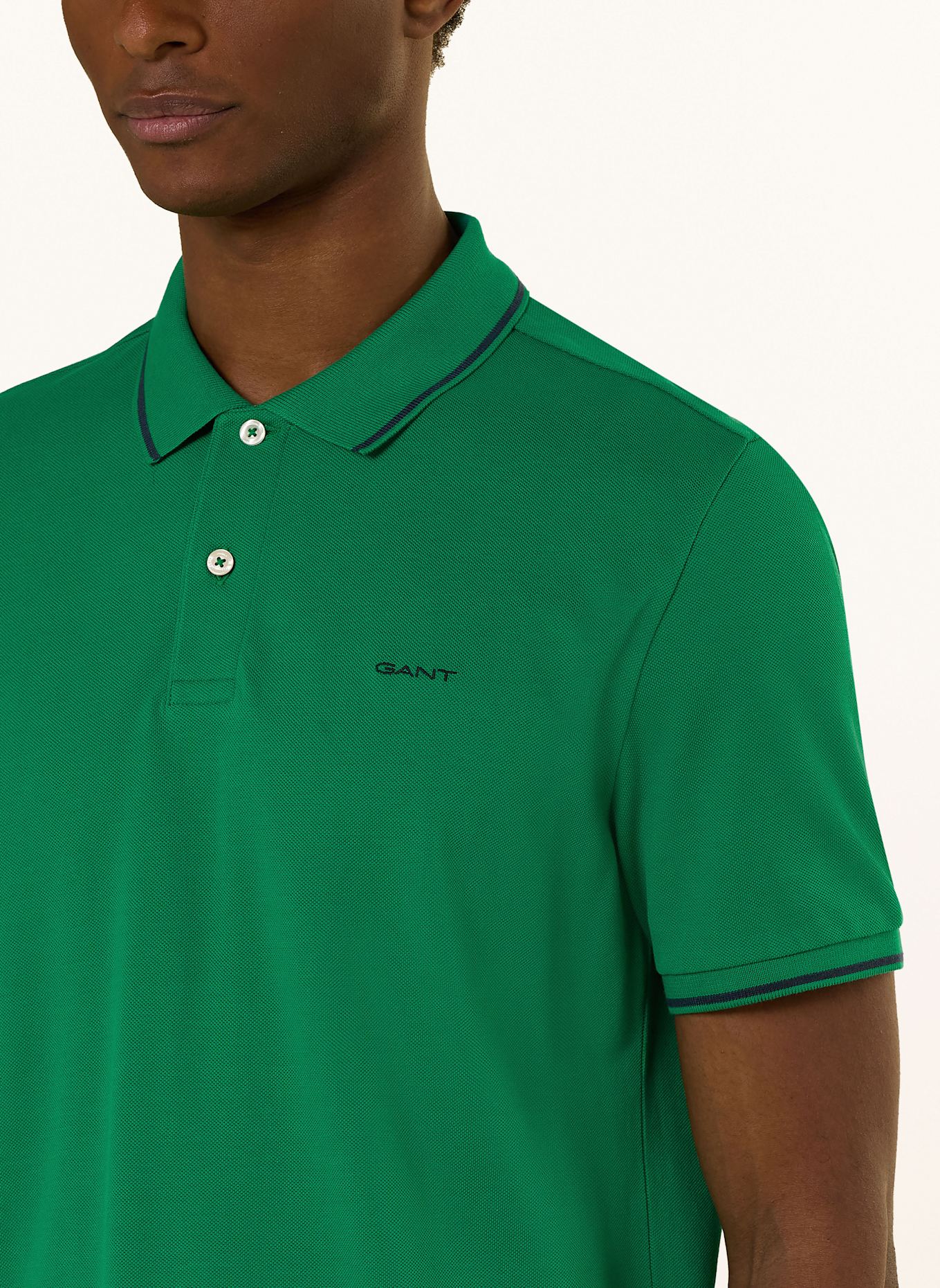 GANT Piqué-Poloshirt: GRÜN