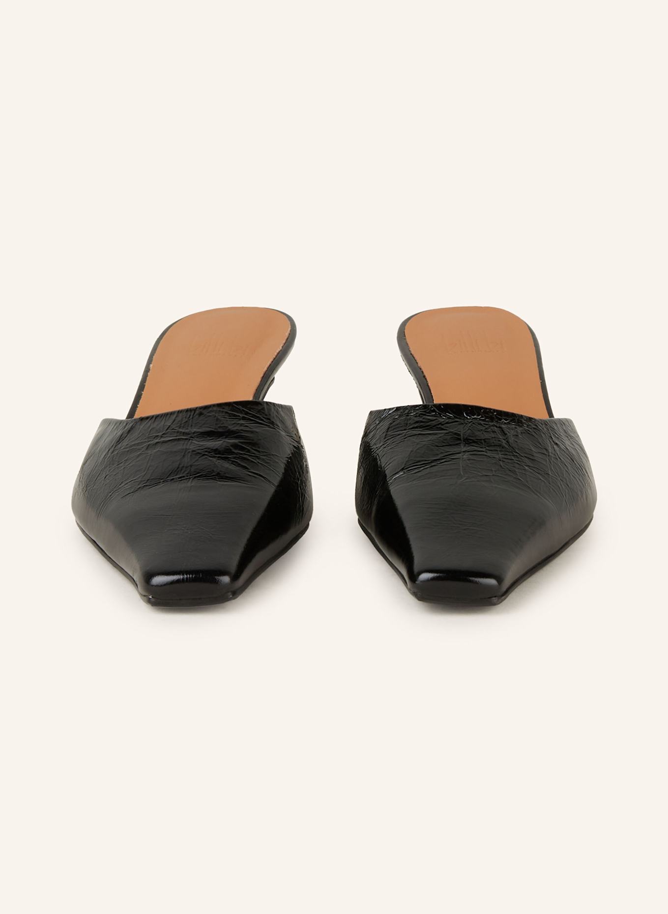 billi bi Mules: SCHWARZ