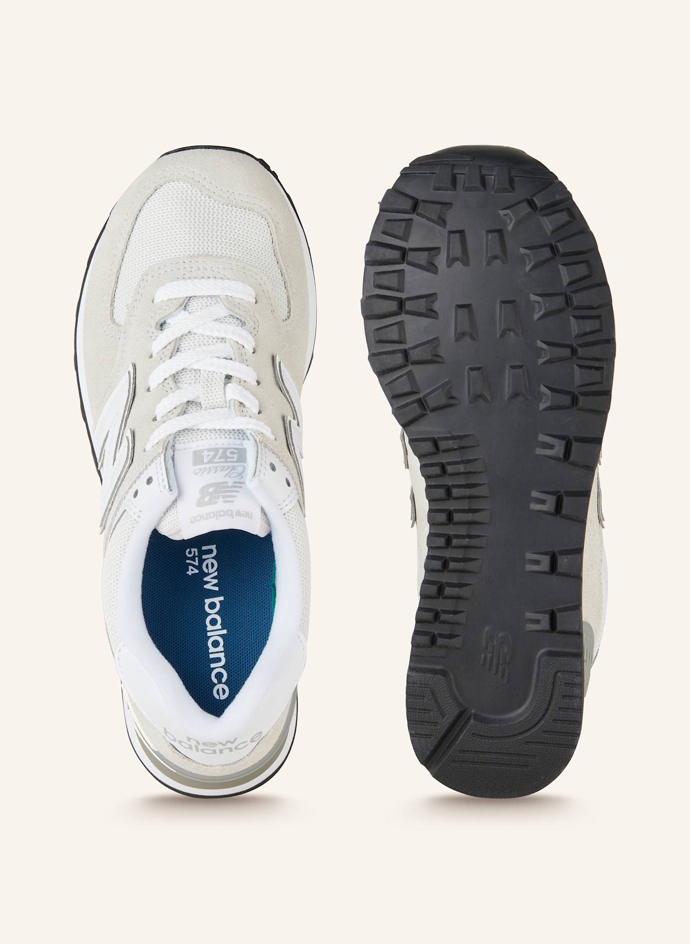 new balance Sneaker 574: WEISS / CREME
