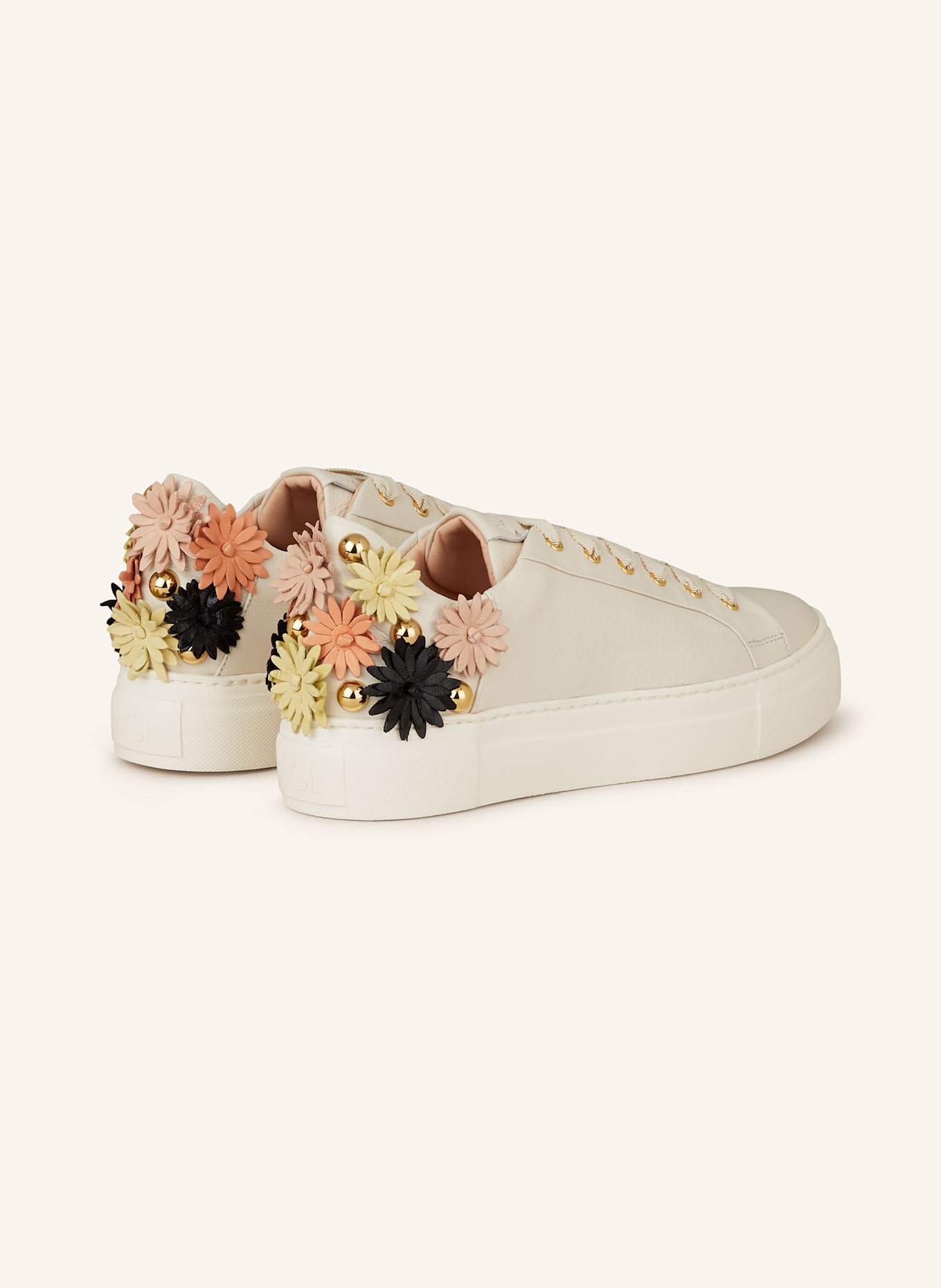 AGL Sneaker DAISY: WEISS/ SCHWARZ/ ROSÉ