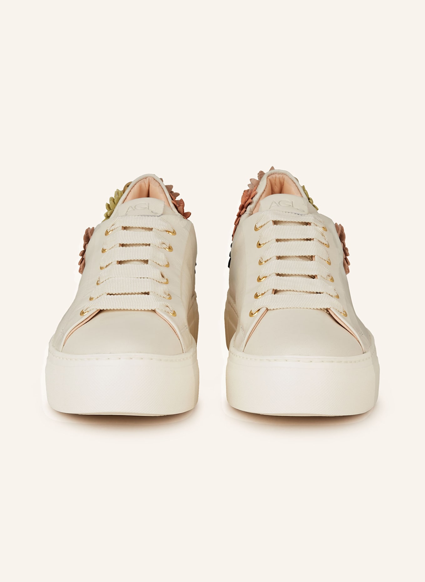 AGL Sneaker DAISY: WEISS/ SCHWARZ/ ROSÉ