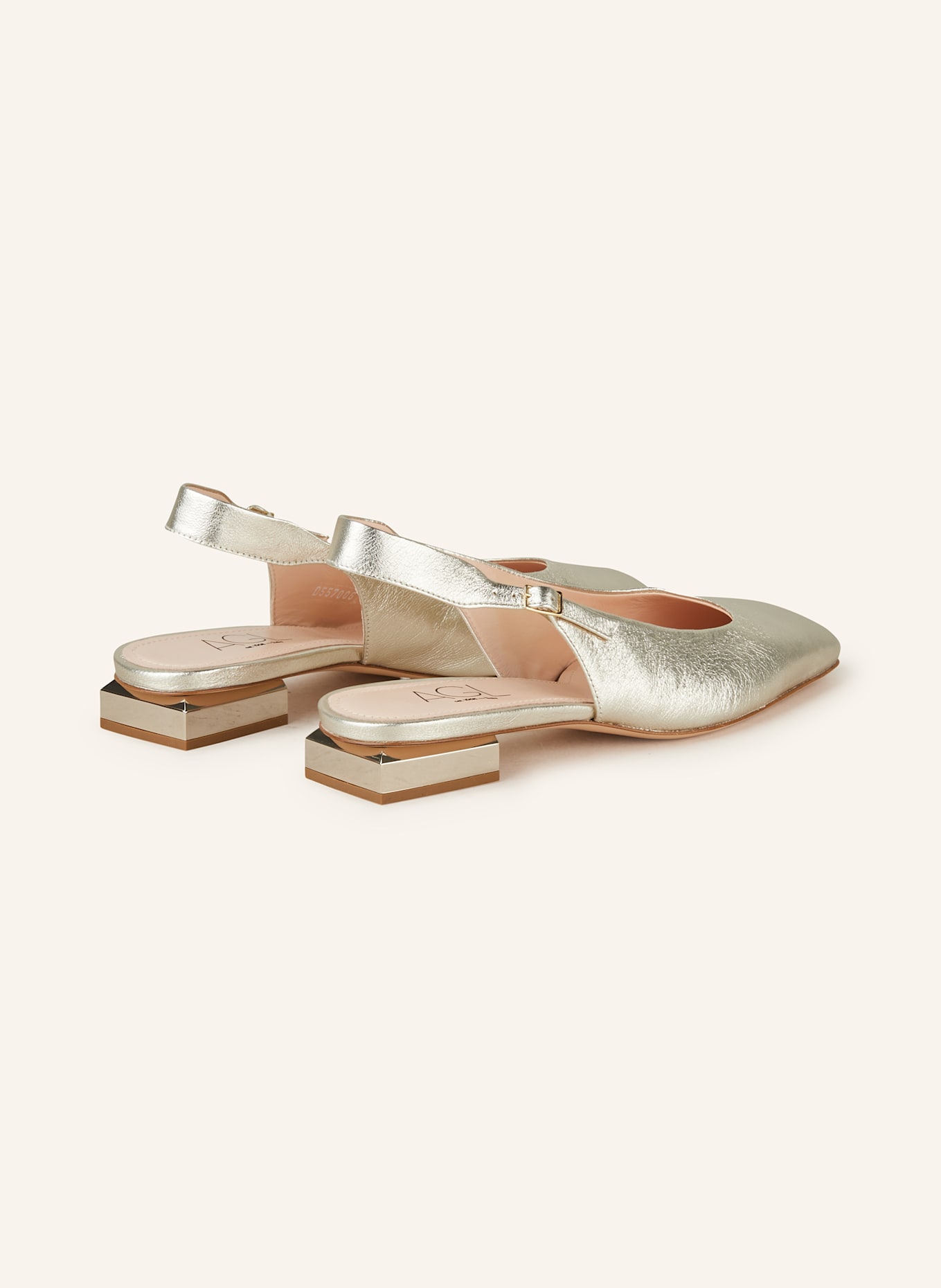 AGL Slingpumps ANGIE: WEISSGOLD