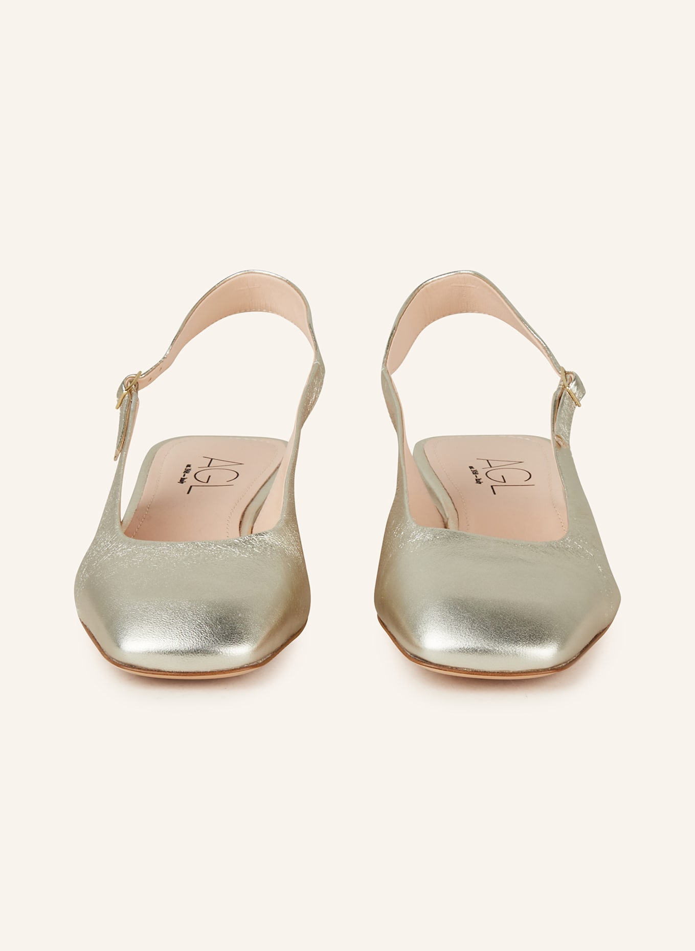 AGL Slingpumps ANGIE: WEISSGOLD