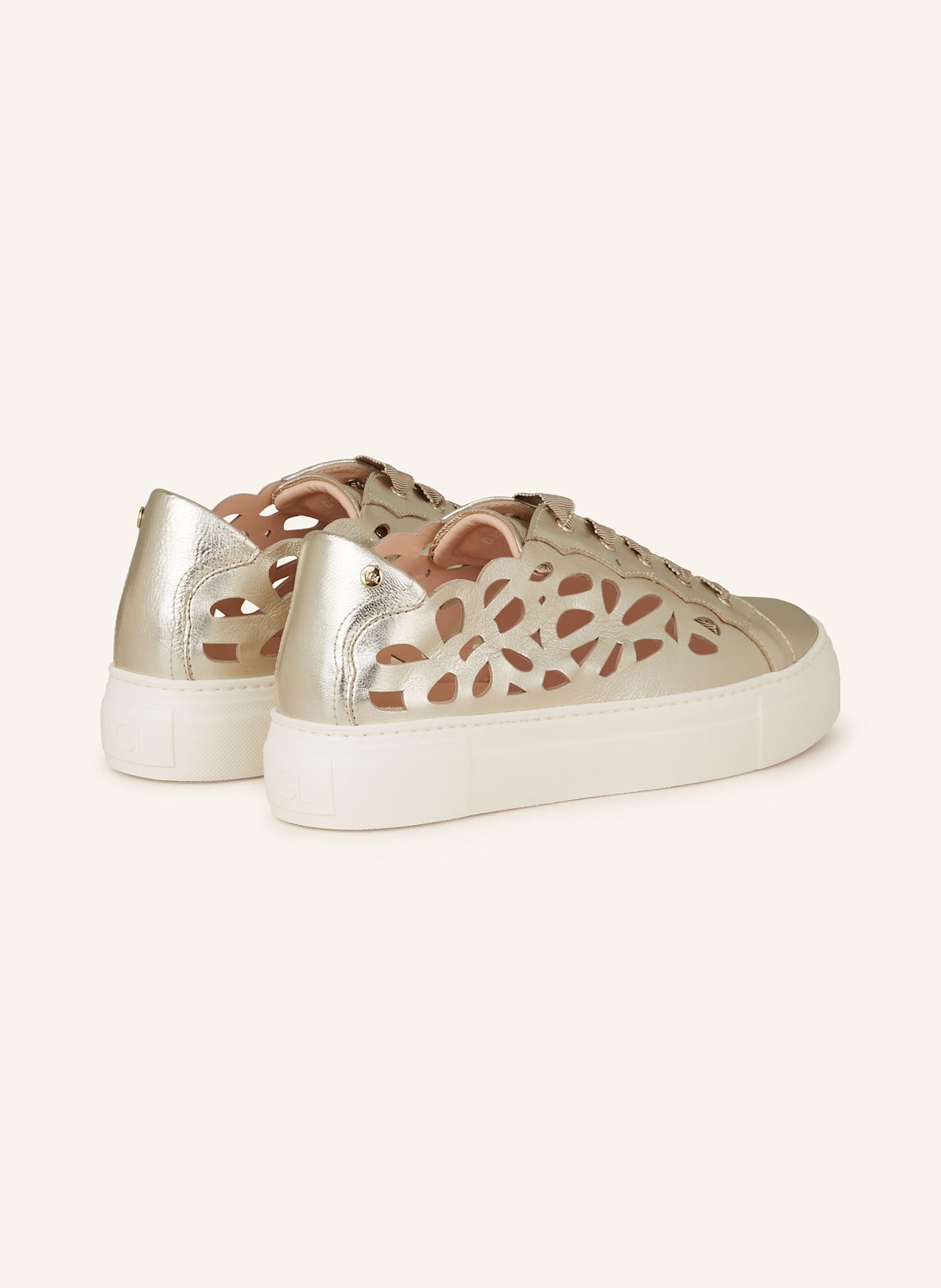 AGL Sneaker MANDI mit Cut-outs: GOLD