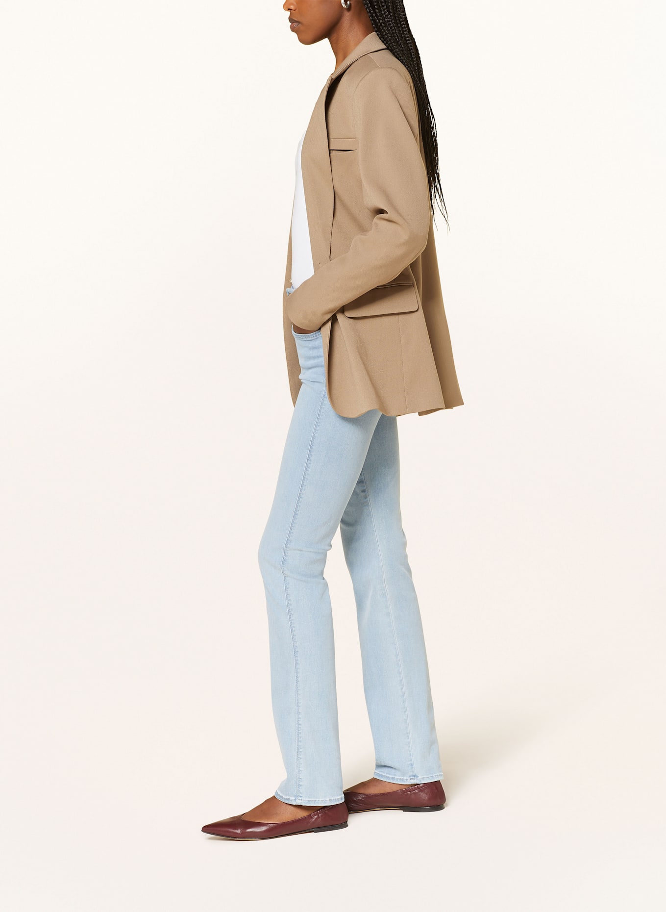 7 for all mankind Straight jeans KIMMIE STRAIGHT DREAMS: Dreams LIGHT BLUE