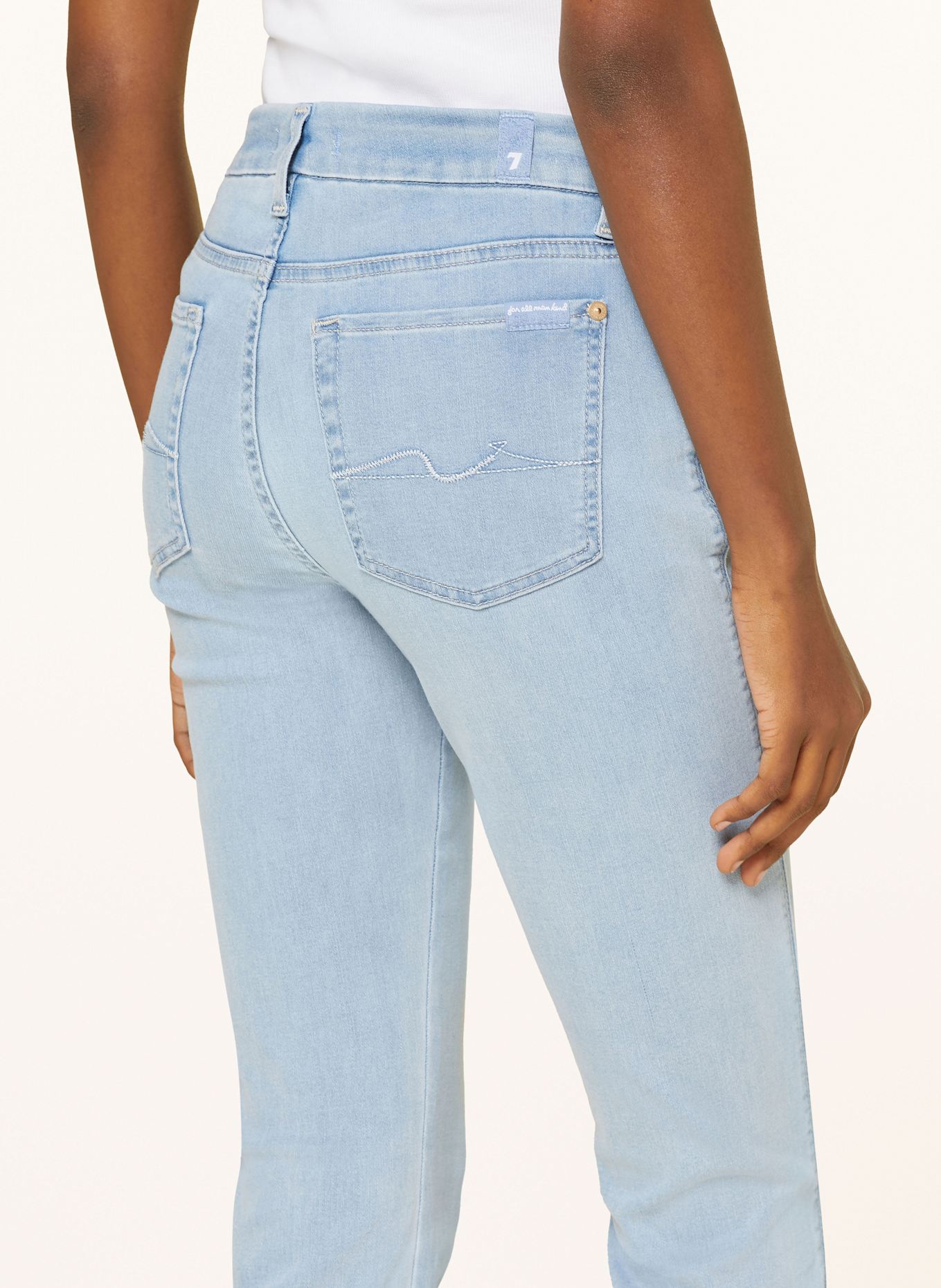 7 for all mankind Straight jeans KIMMIE STRAIGHT DREAMS: Dreams LIGHT BLUE