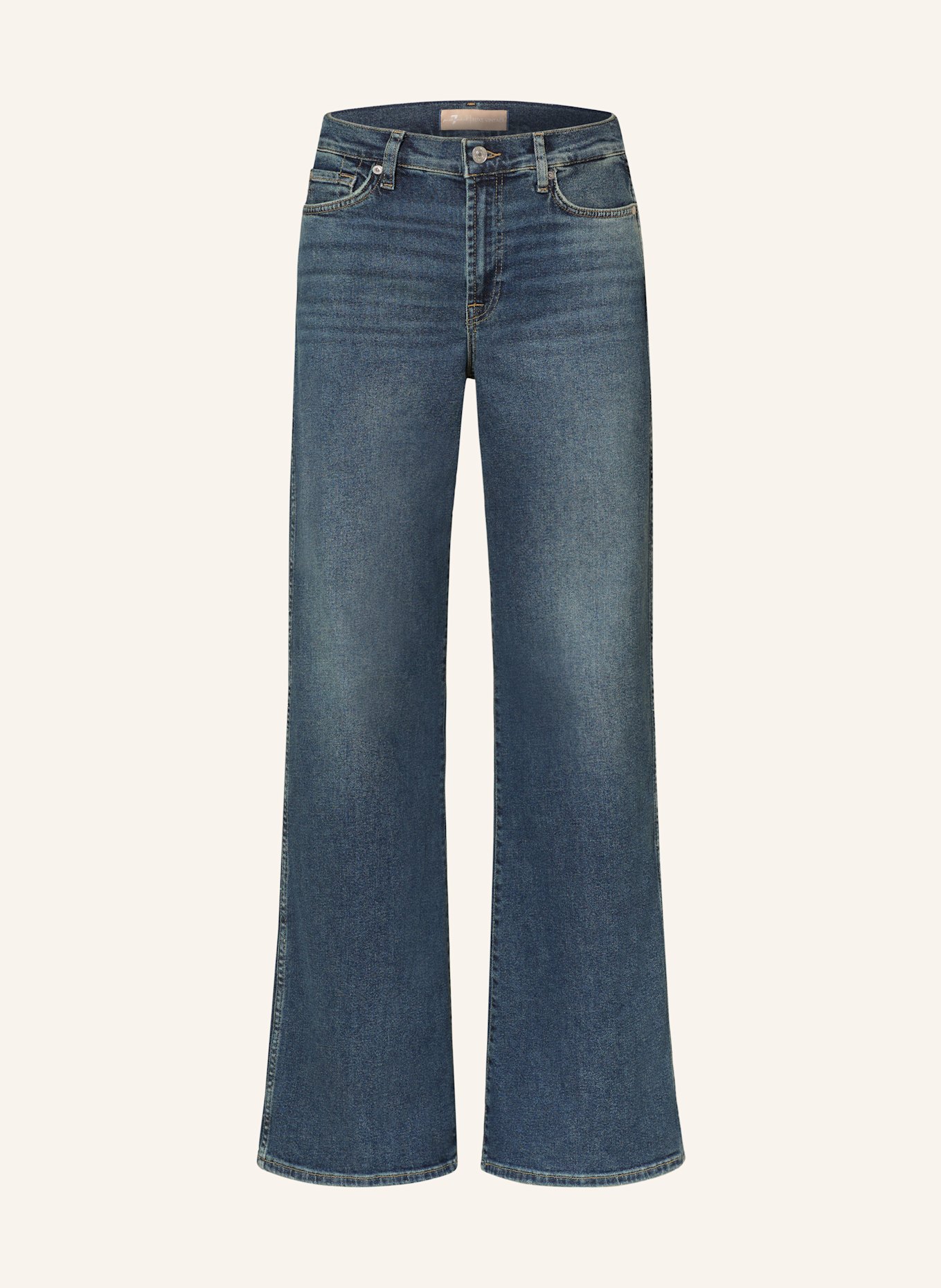 7 for all mankind Flared Jeans LOTTA BAY: Bay MID BLUE