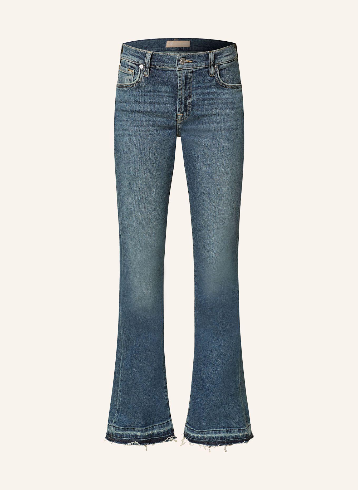 7 for all mankind Bootcut džíny BOOTCUT TAILORLESS BAY WITH UNROLLED HEM: Podrobnosti k vybrané akci