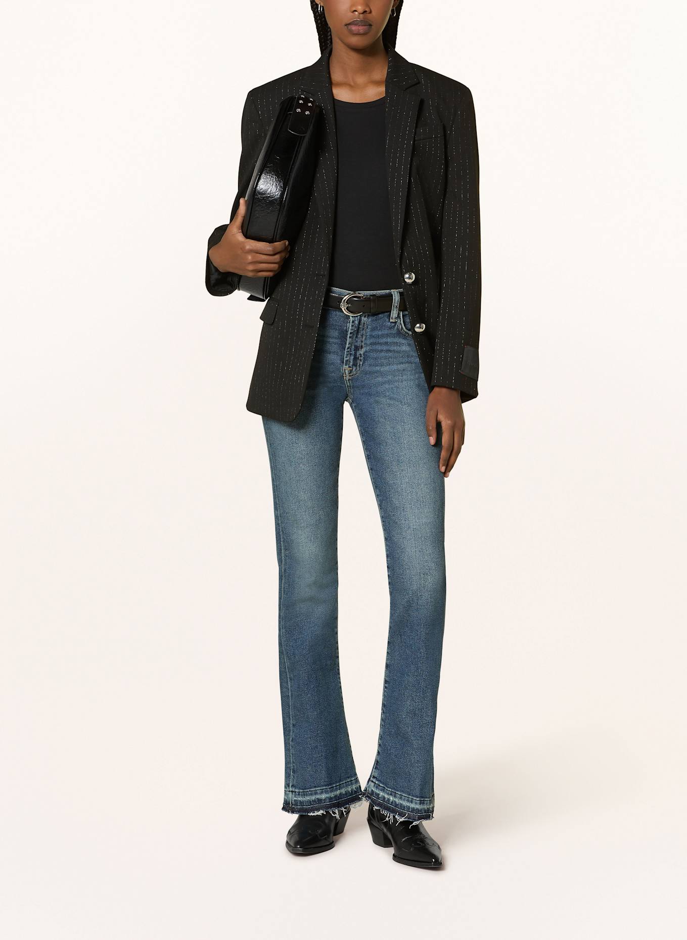 7 for all mankind Bootcut džíny BOOTCUT TAILORLESS BAY WITH UNROLLED HEM: Podrobnosti k vybrané akci