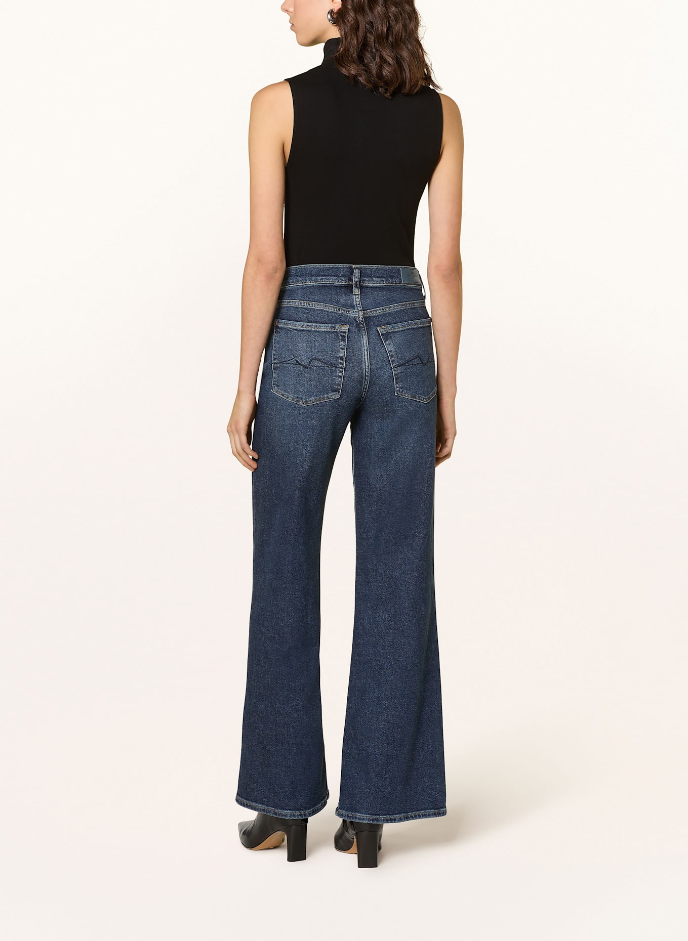 7 for all mankind Flared Jeans ULTRA HIGH RISE JO CISCO: Cisco DARK BLUE