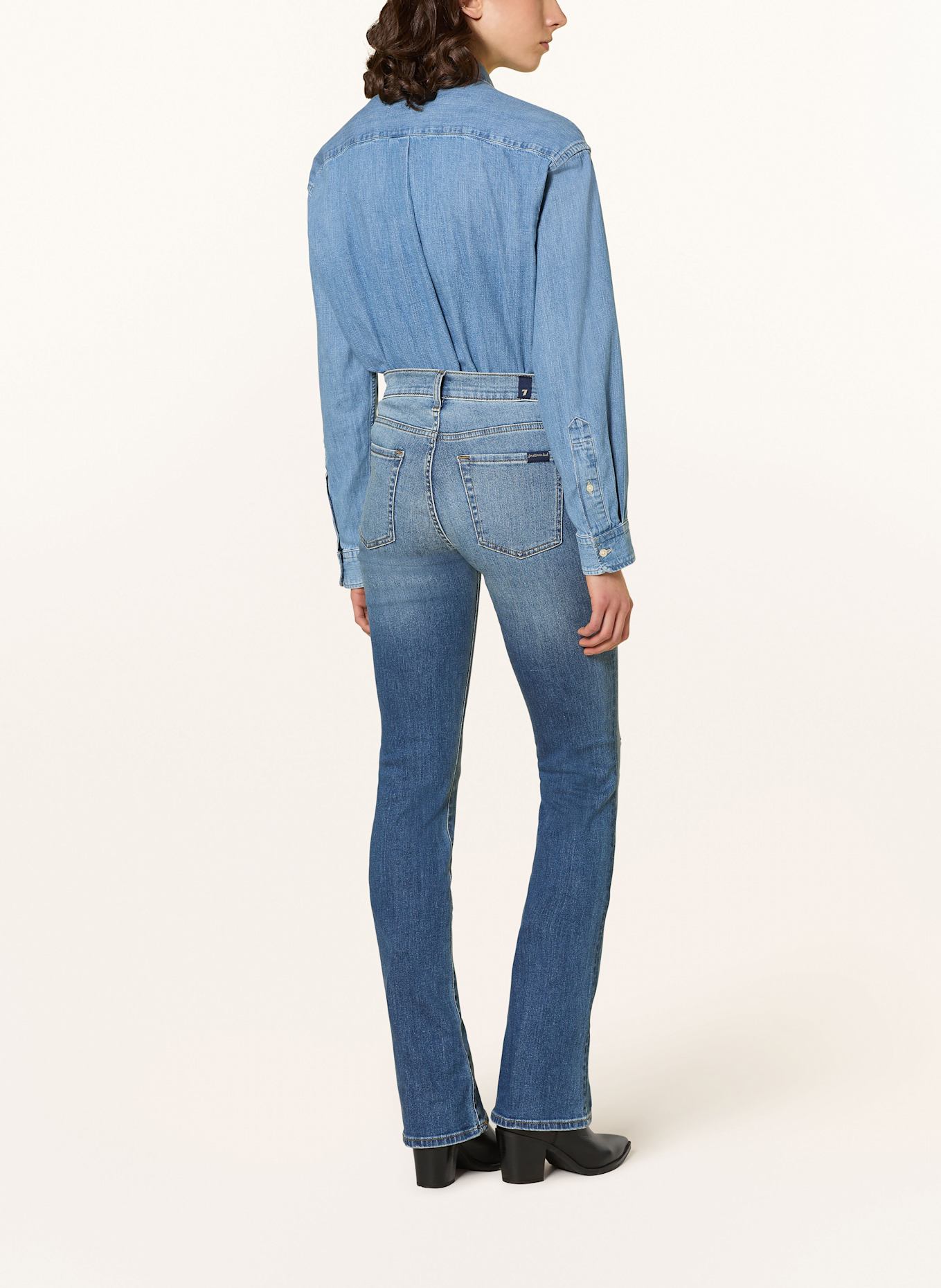 7 logo jeans pepe givenchy trousers folk signal corduroy trousers item MIMOSA: fringed dress bottega veneta dress