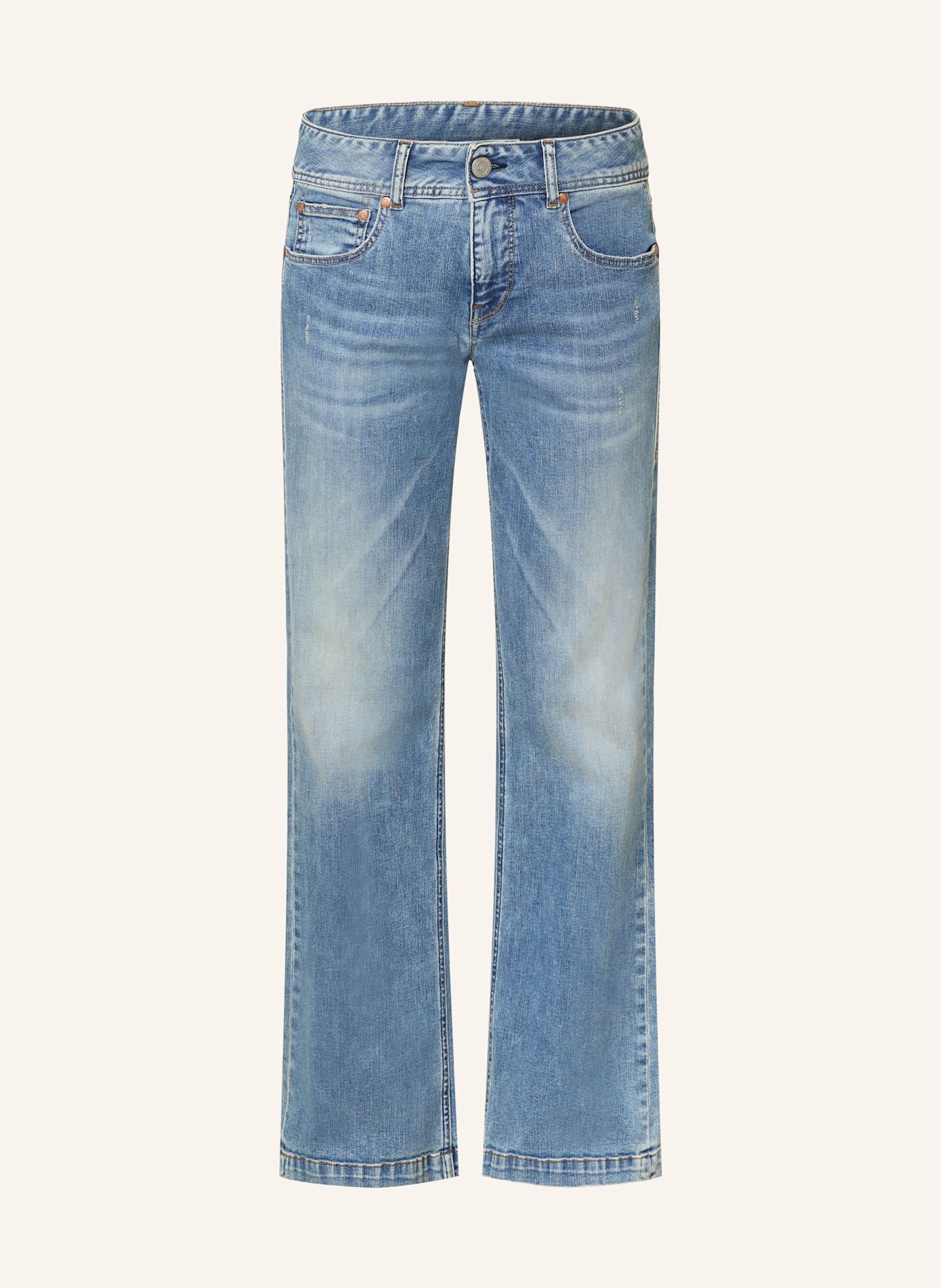 Herrlicher Jeansy straight EDNA: 991 CURIOUS DESTROY