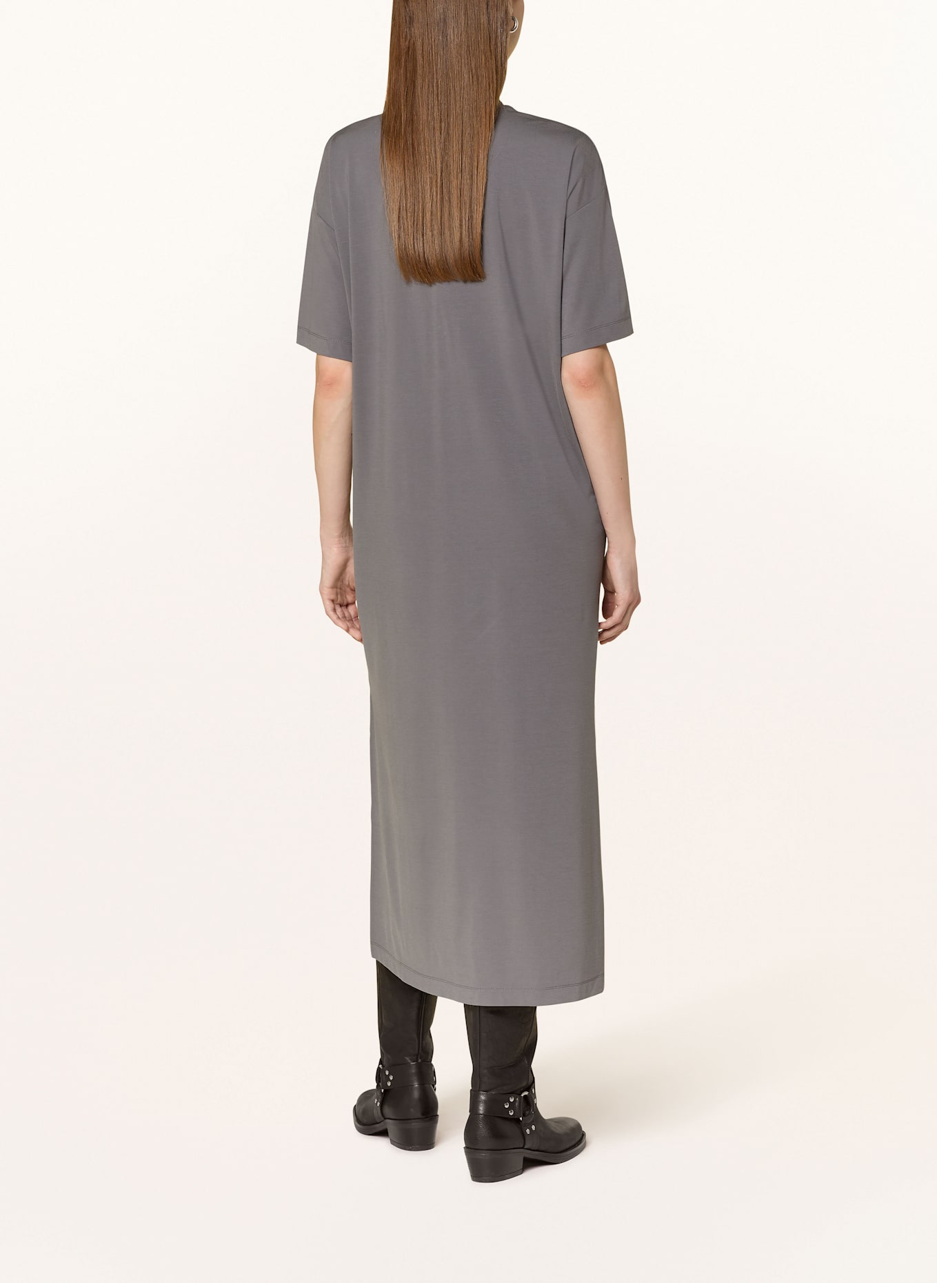 Herrlicher Jerseykleid ALIYA: GRAU