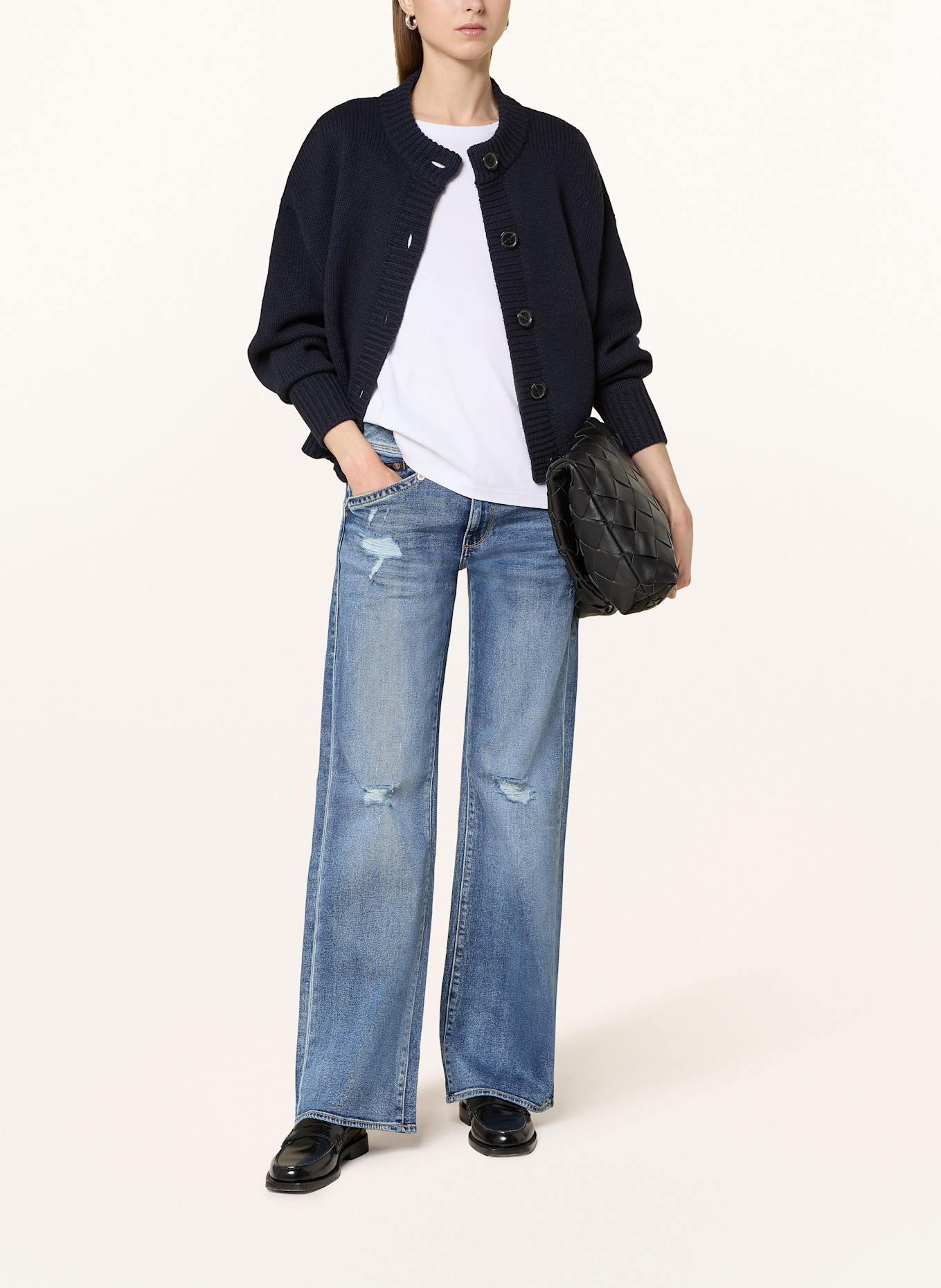 Herrlicher PRIME straight fit cargo jeans, Color: 985 Y'S leaf-print midi dress Black (Image 2)
