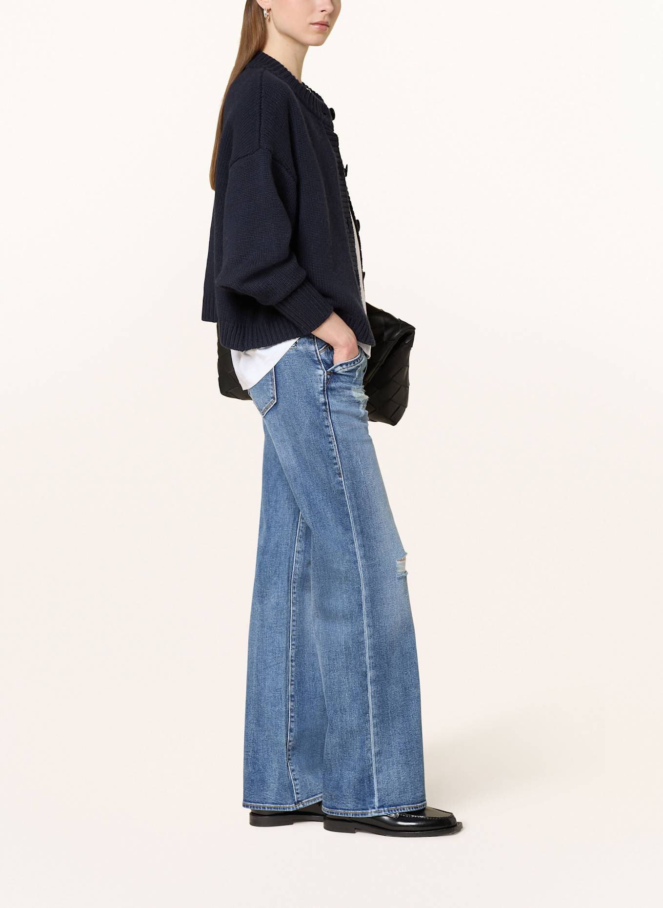 Herrlicher PRIME straight fit cargo jeans, Color: 985 Y'S leaf-print midi dress Black (Image 4)