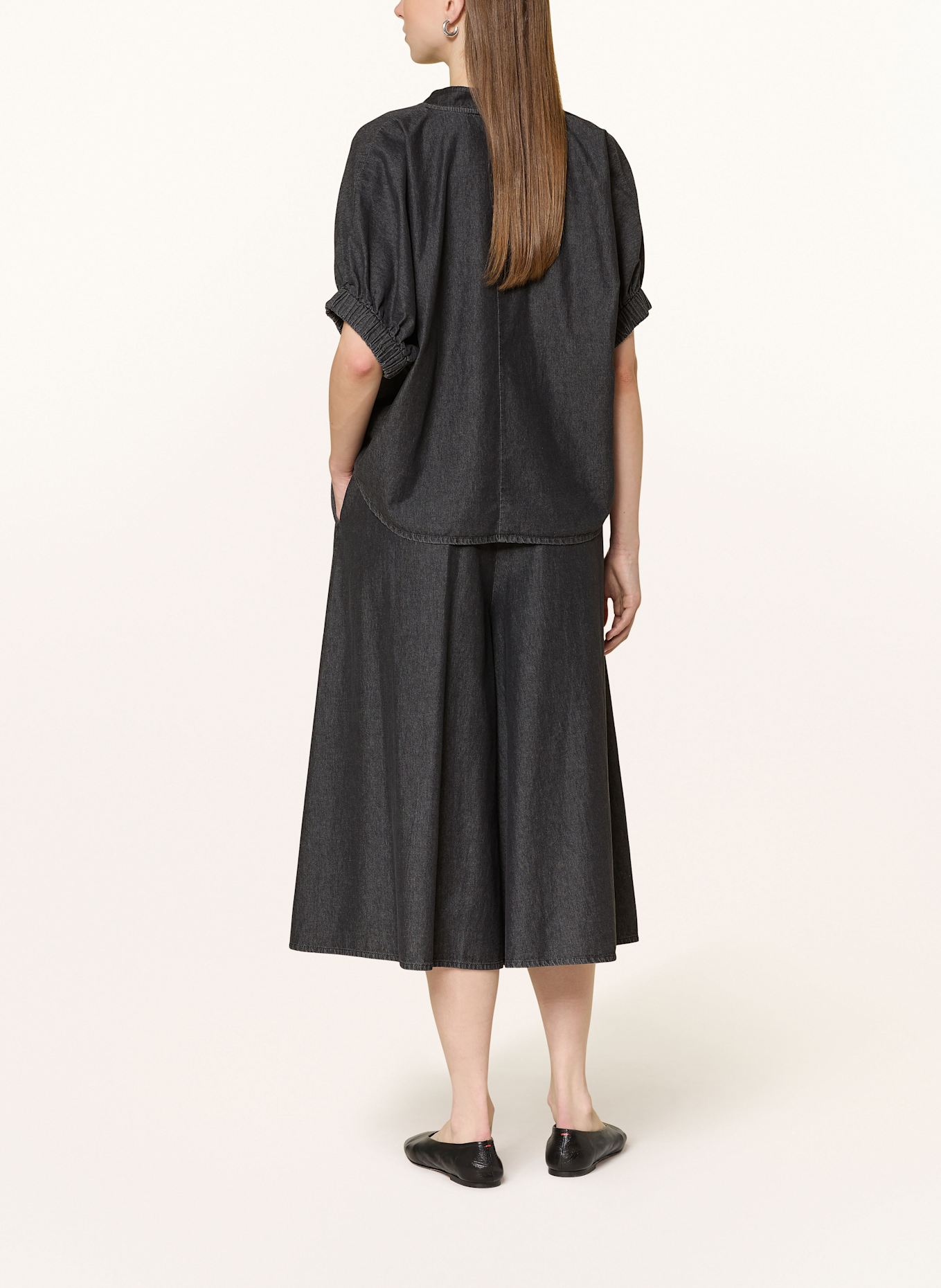 Herrlicher Jeans-Culotte NELANIE: DUNKELGRAU