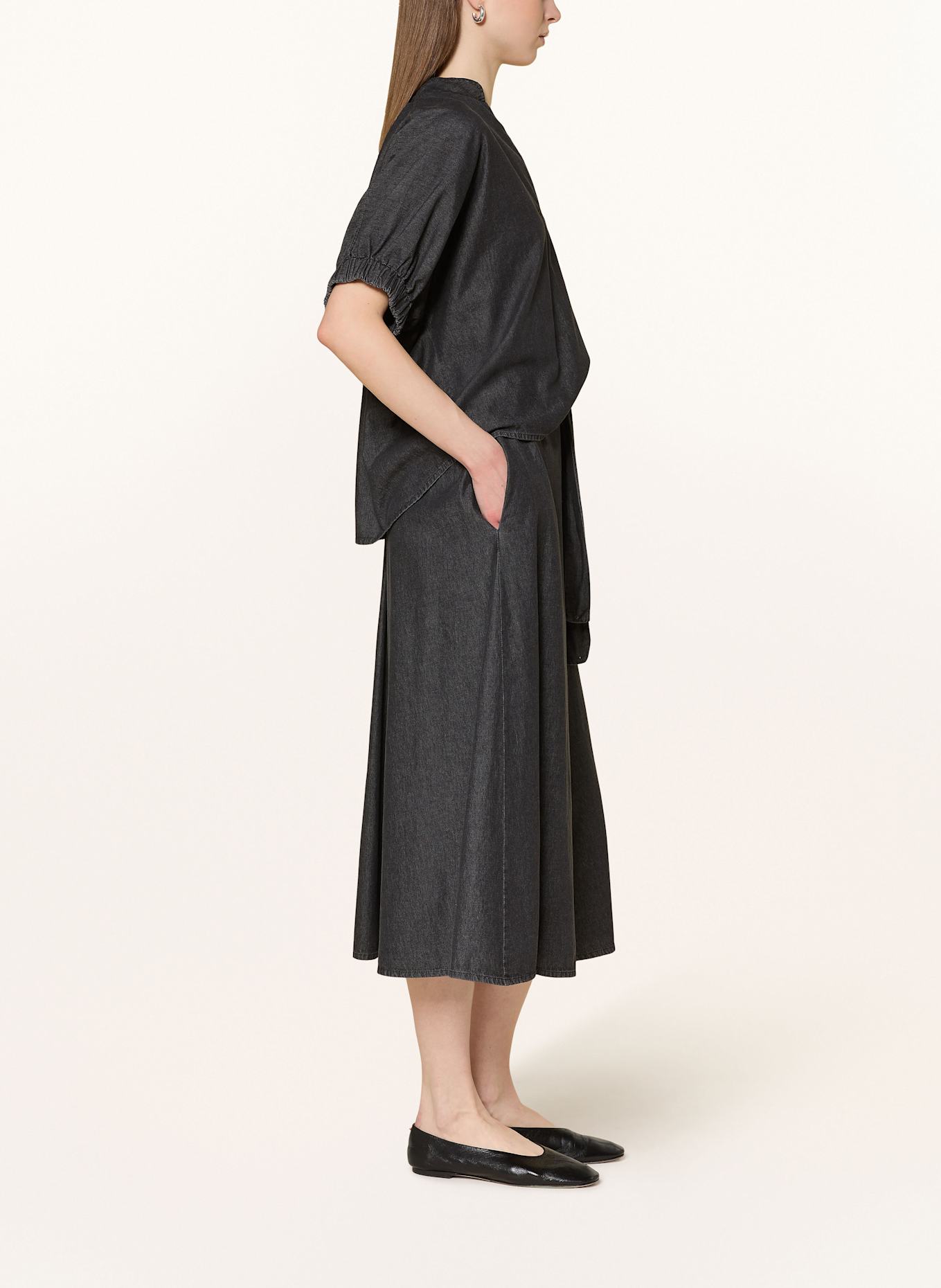 Herrlicher Jeans-Culotte NELANIE: DUNKELGRAU
