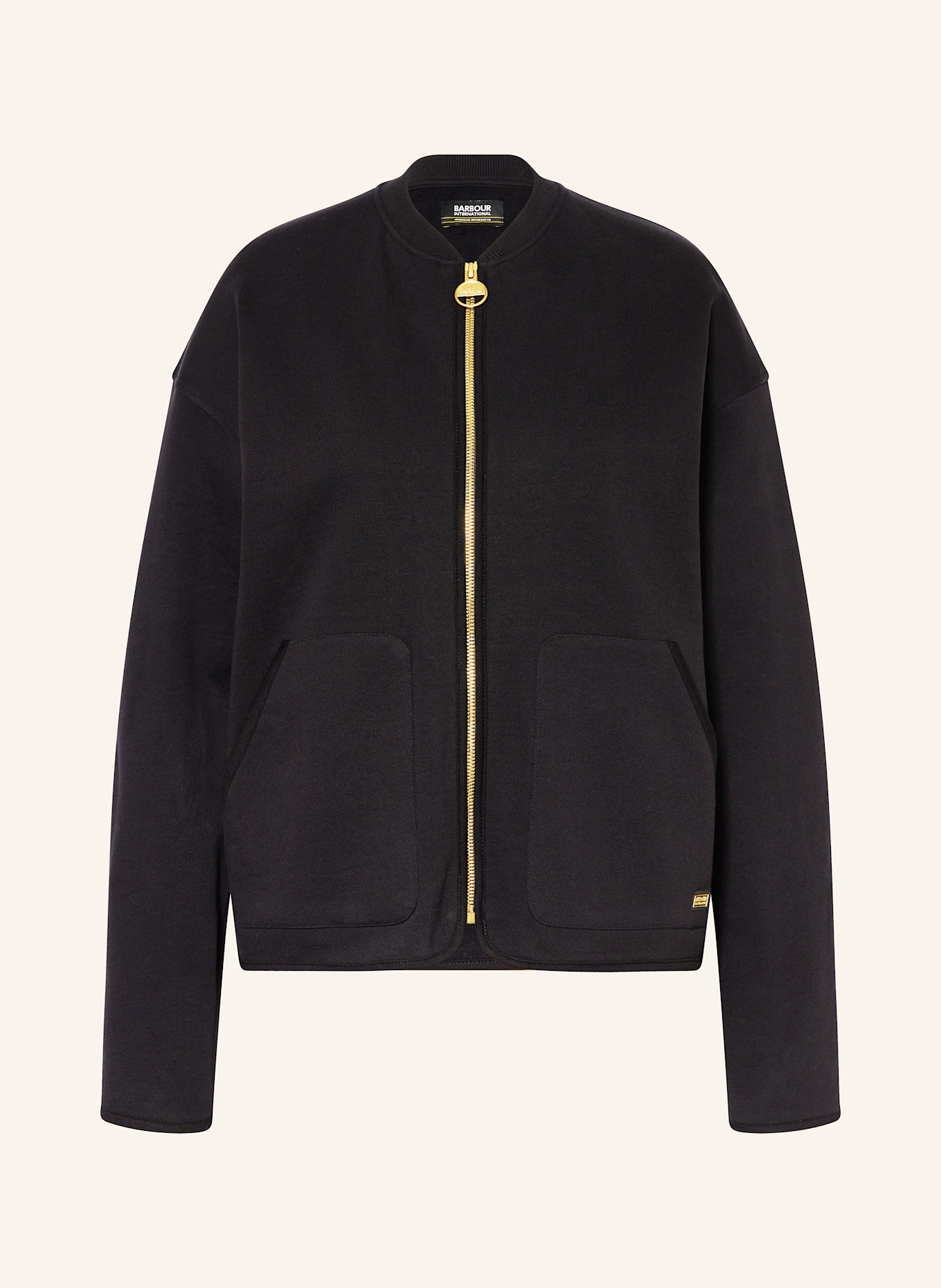 BARBOUR INTERNATIONAL Sweatjacke CLARA: SCHWARZ