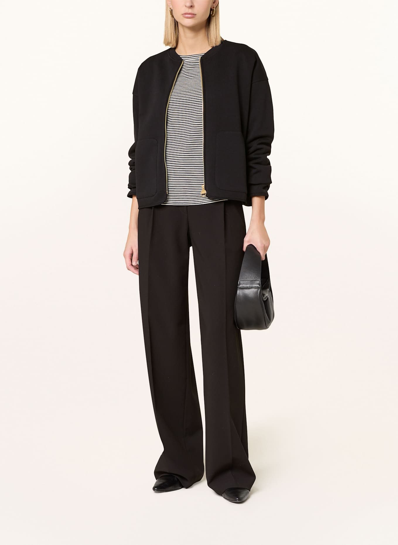 BARBOUR INTERNATIONAL Sweatjacke CLARA: SCHWARZ