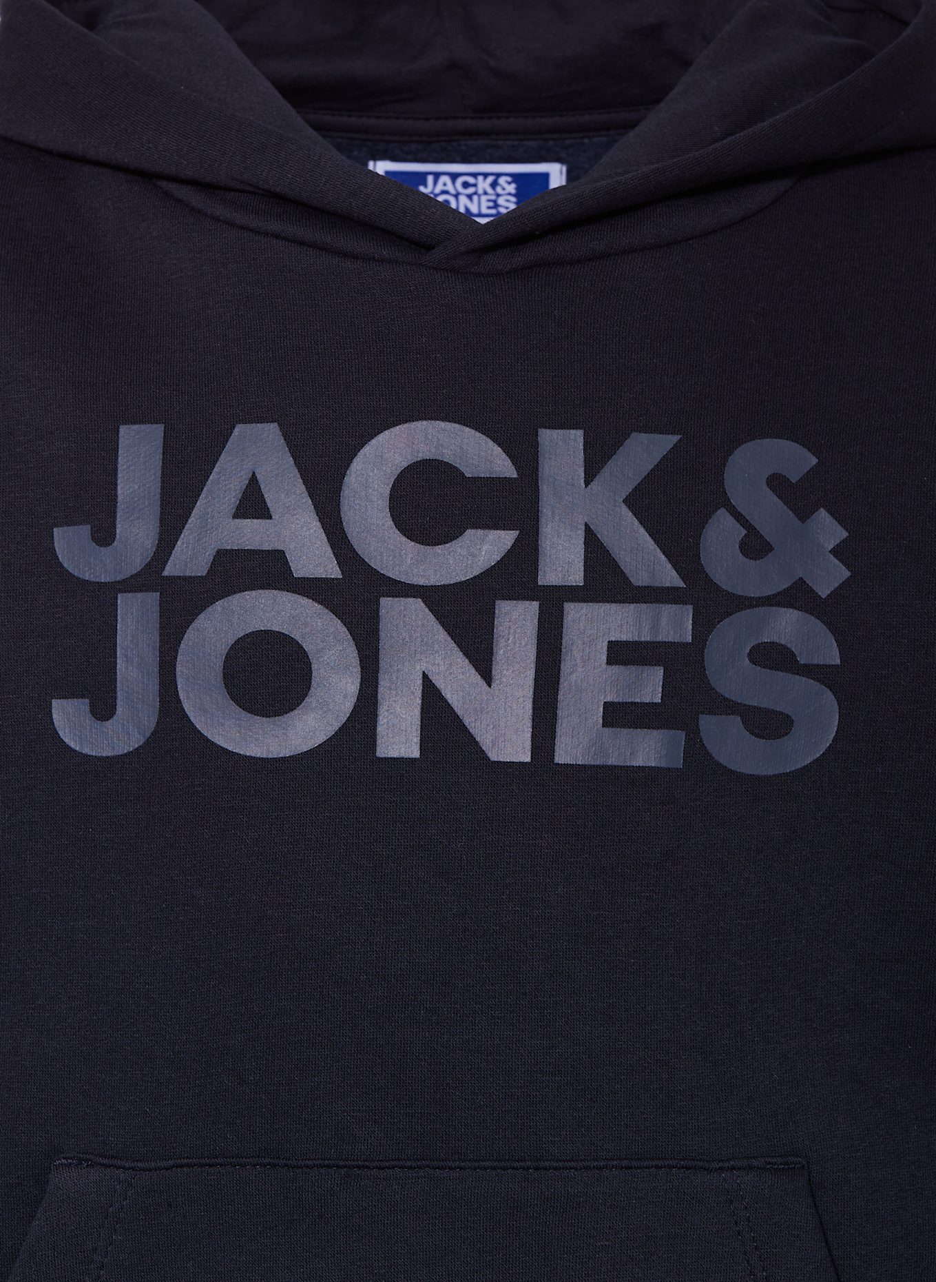 JACK&JONES Sweat à capuche: BLEU FONCÉ