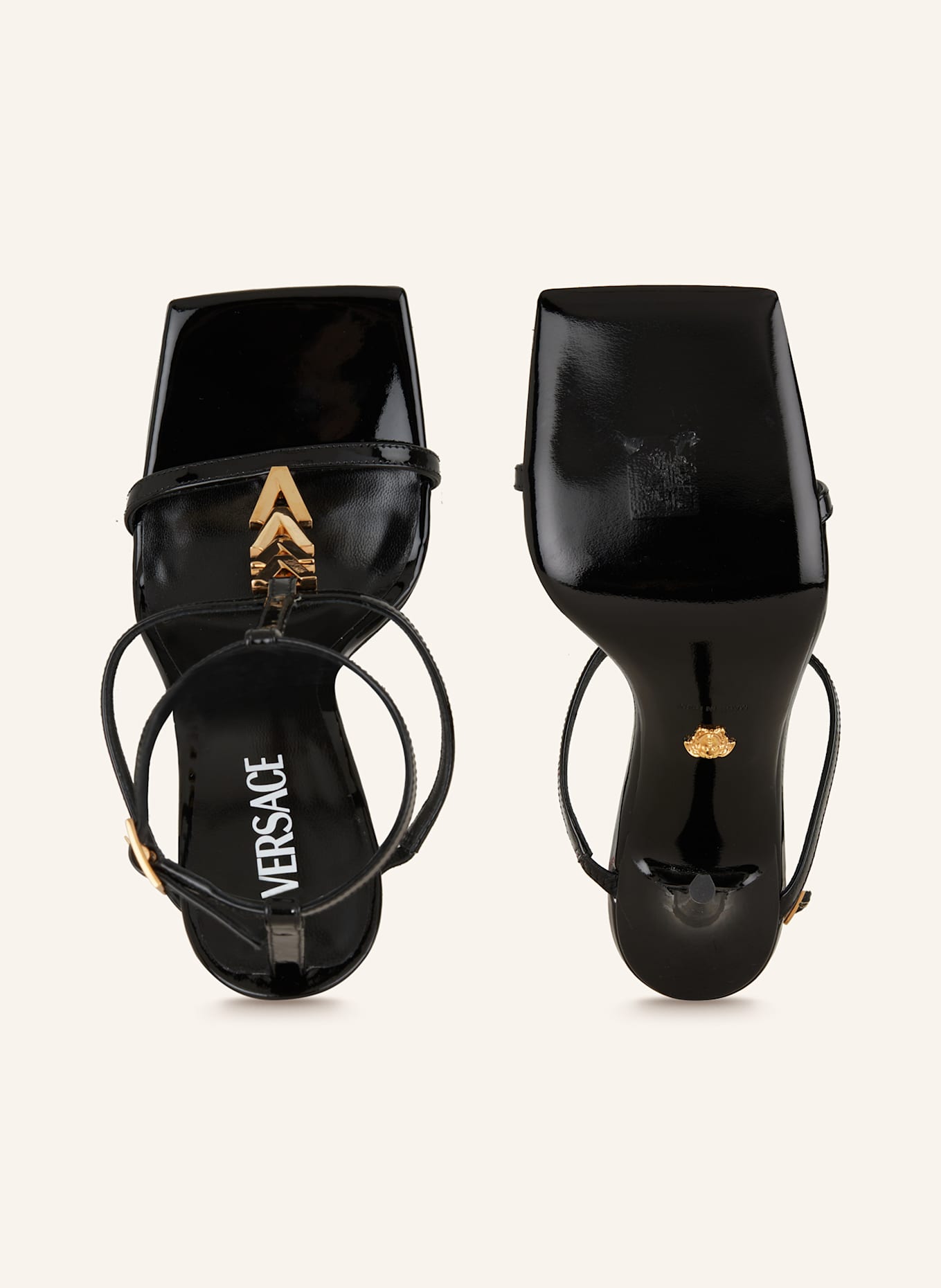 VERSACE Sandaletten: SCHWARZ