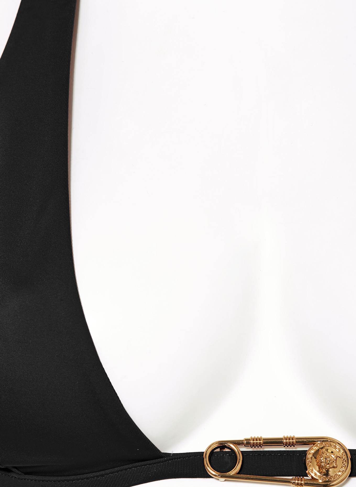 VERSACE Triangel-Bikini-Top: SCHWARZ