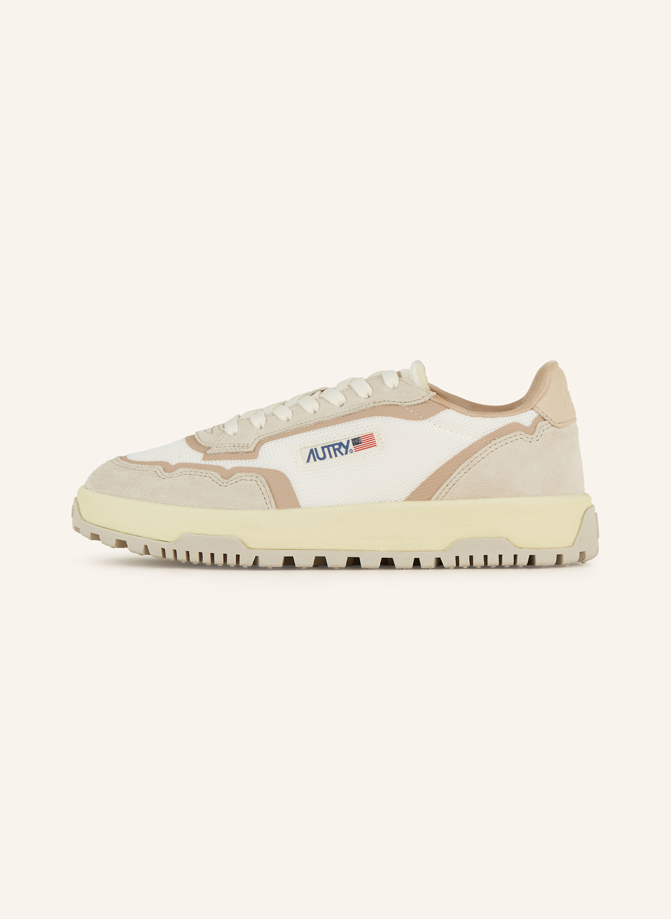 AUTRY Sneaker WILDPACE LOW AK: WEISS/ HELLBRAUN